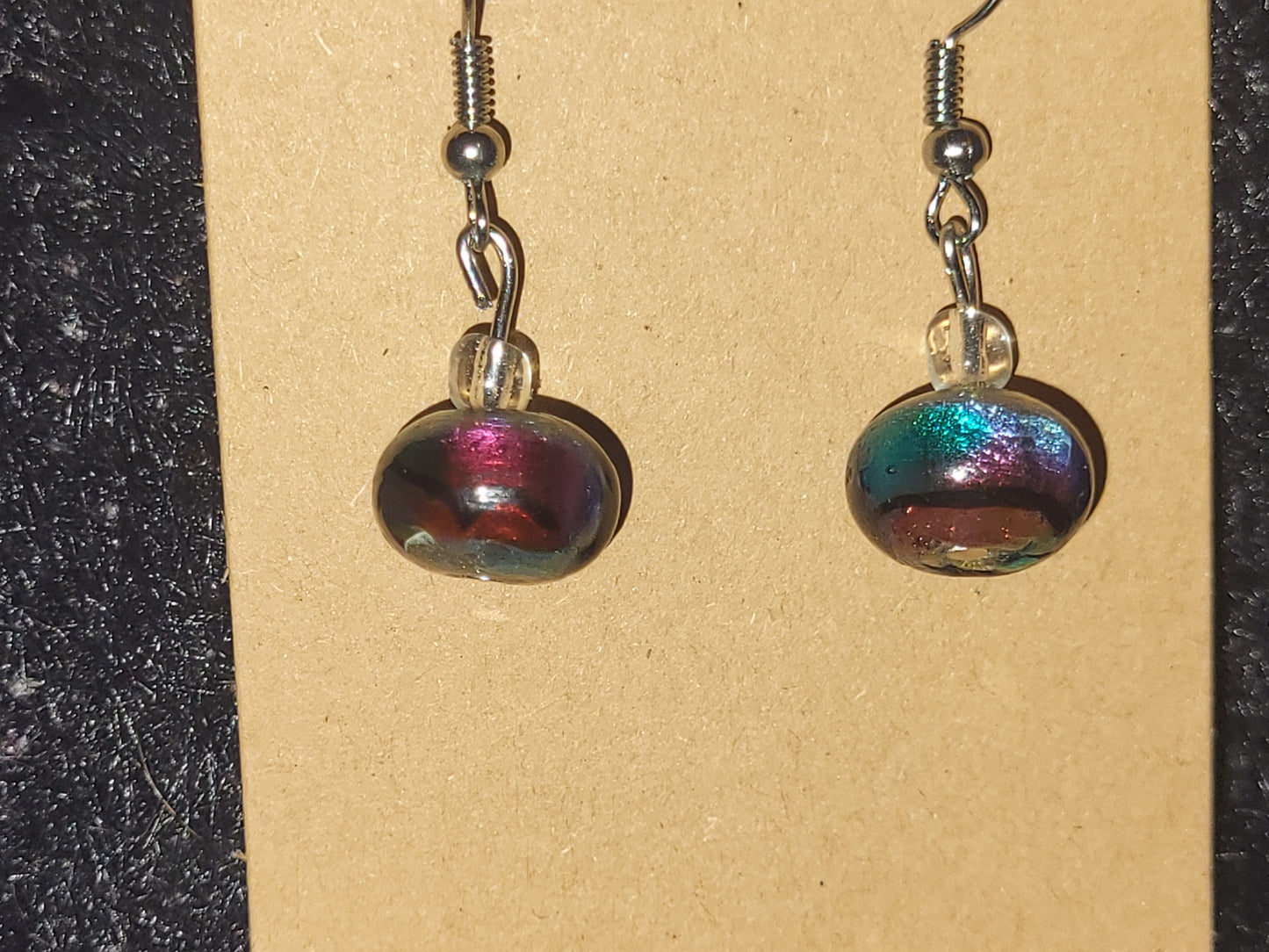 Handcrafted beaded earrings