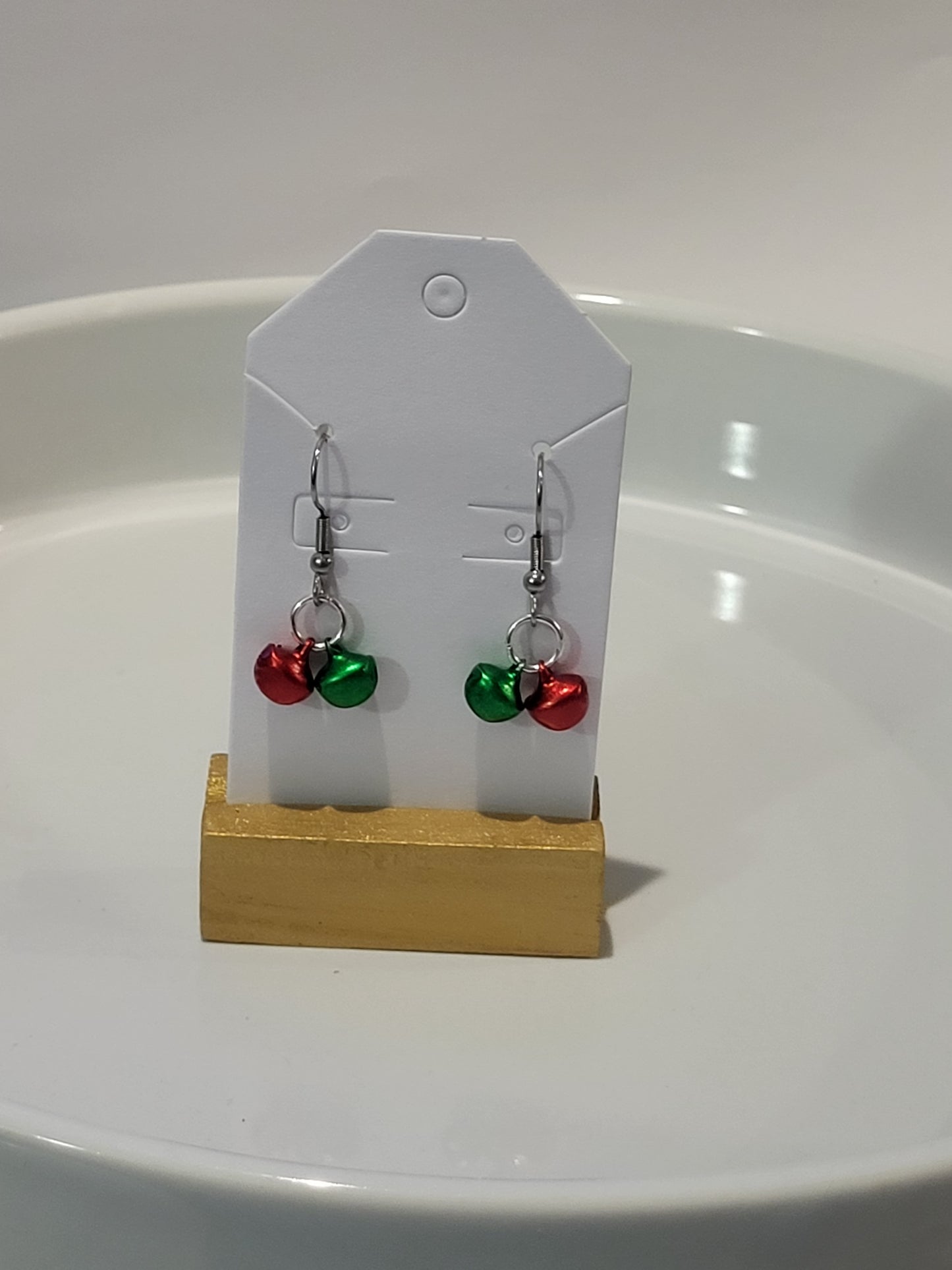 Christmas earrings bells