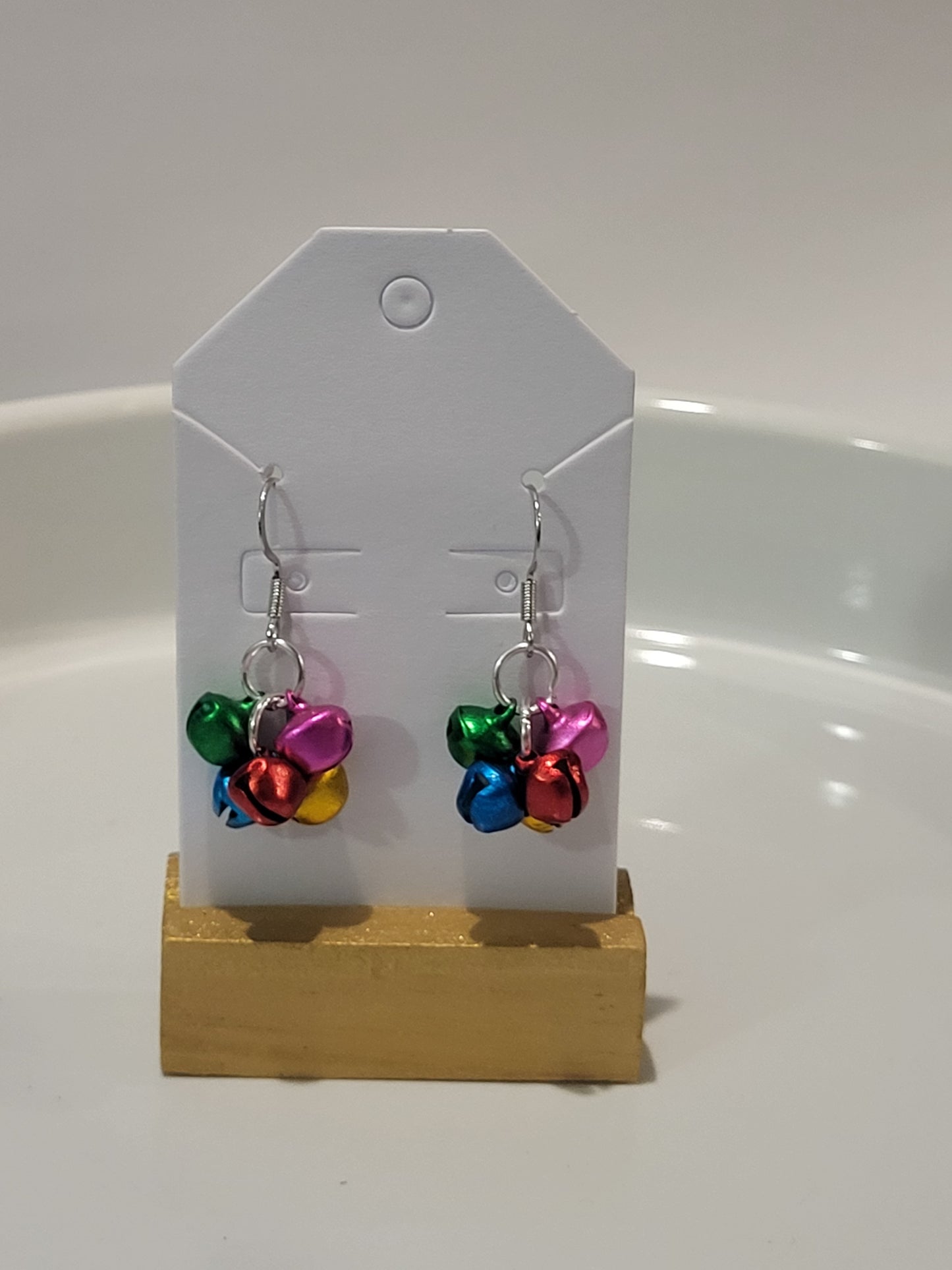 Christmas earrings bells