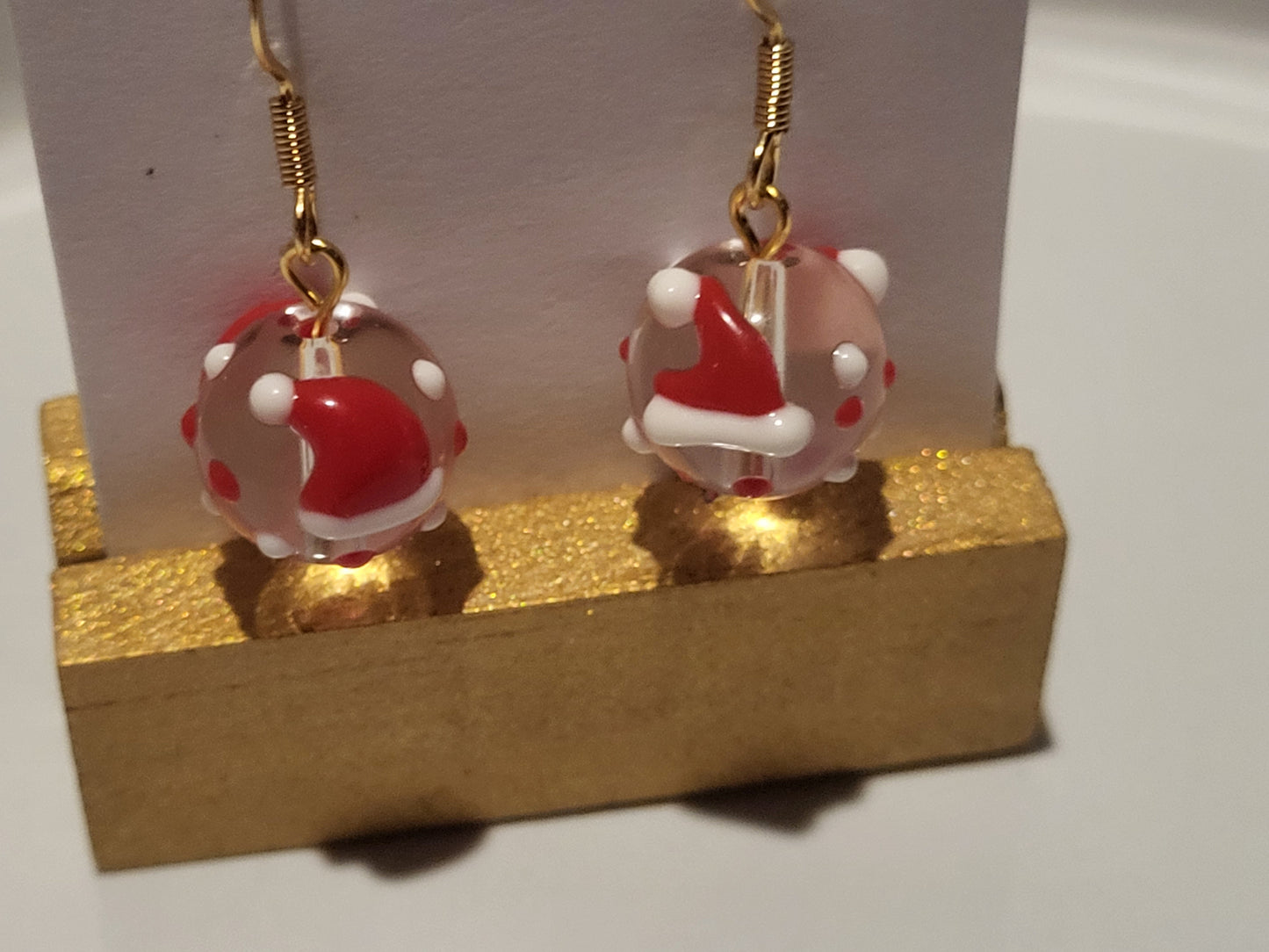 Christmas inspired earrings 🎅