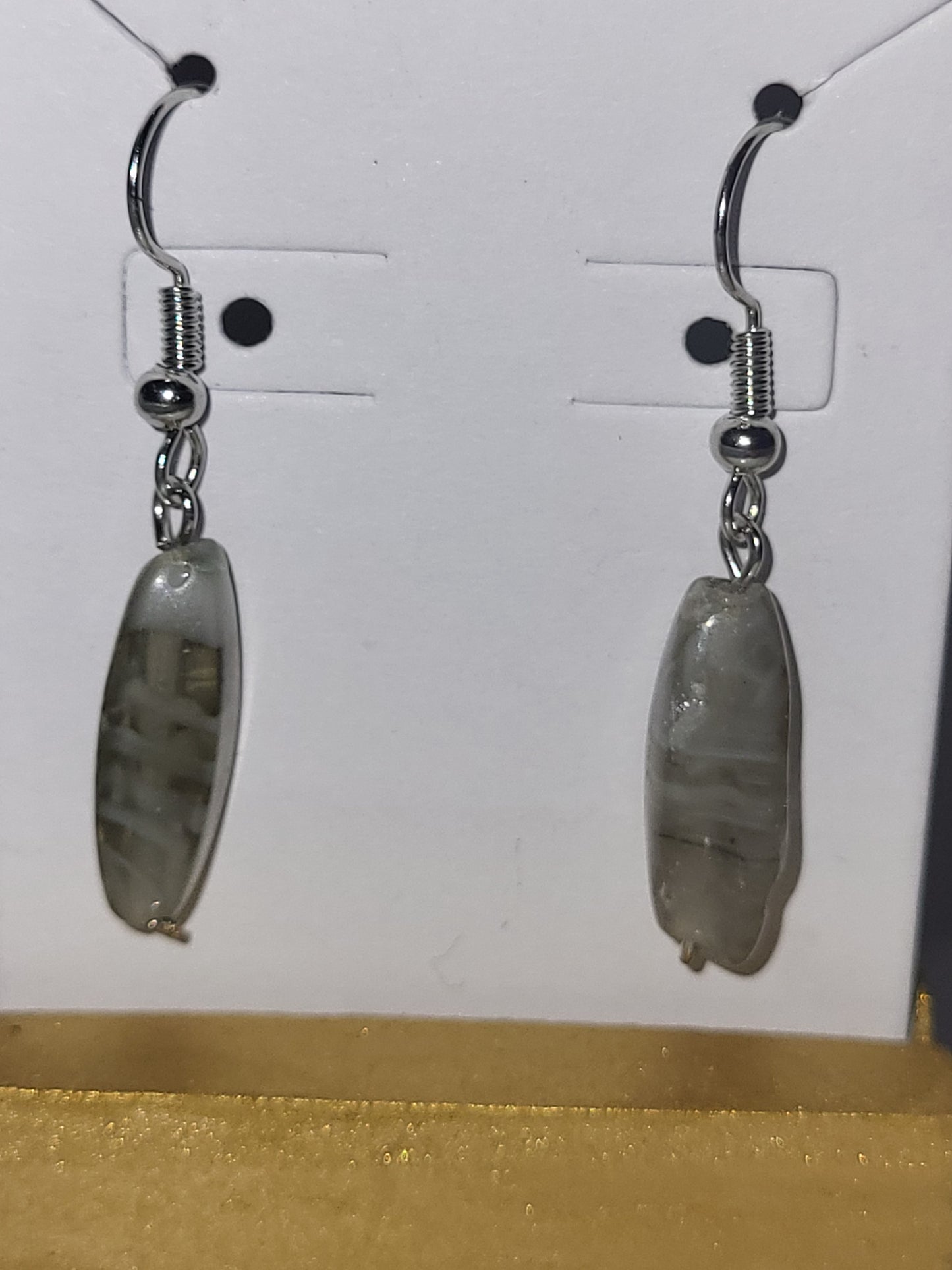 Stone earrings