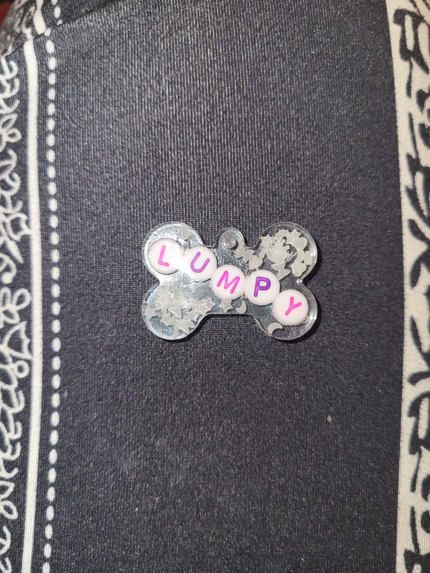 Homemade personalized animal tags