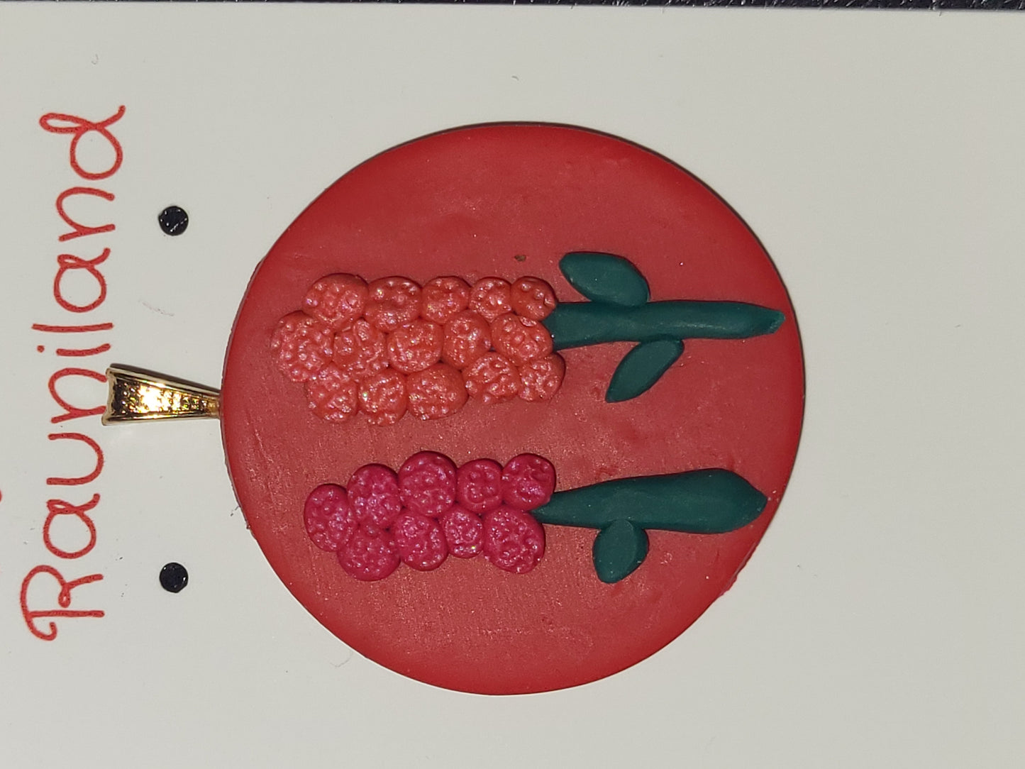 Handmade necklace charm