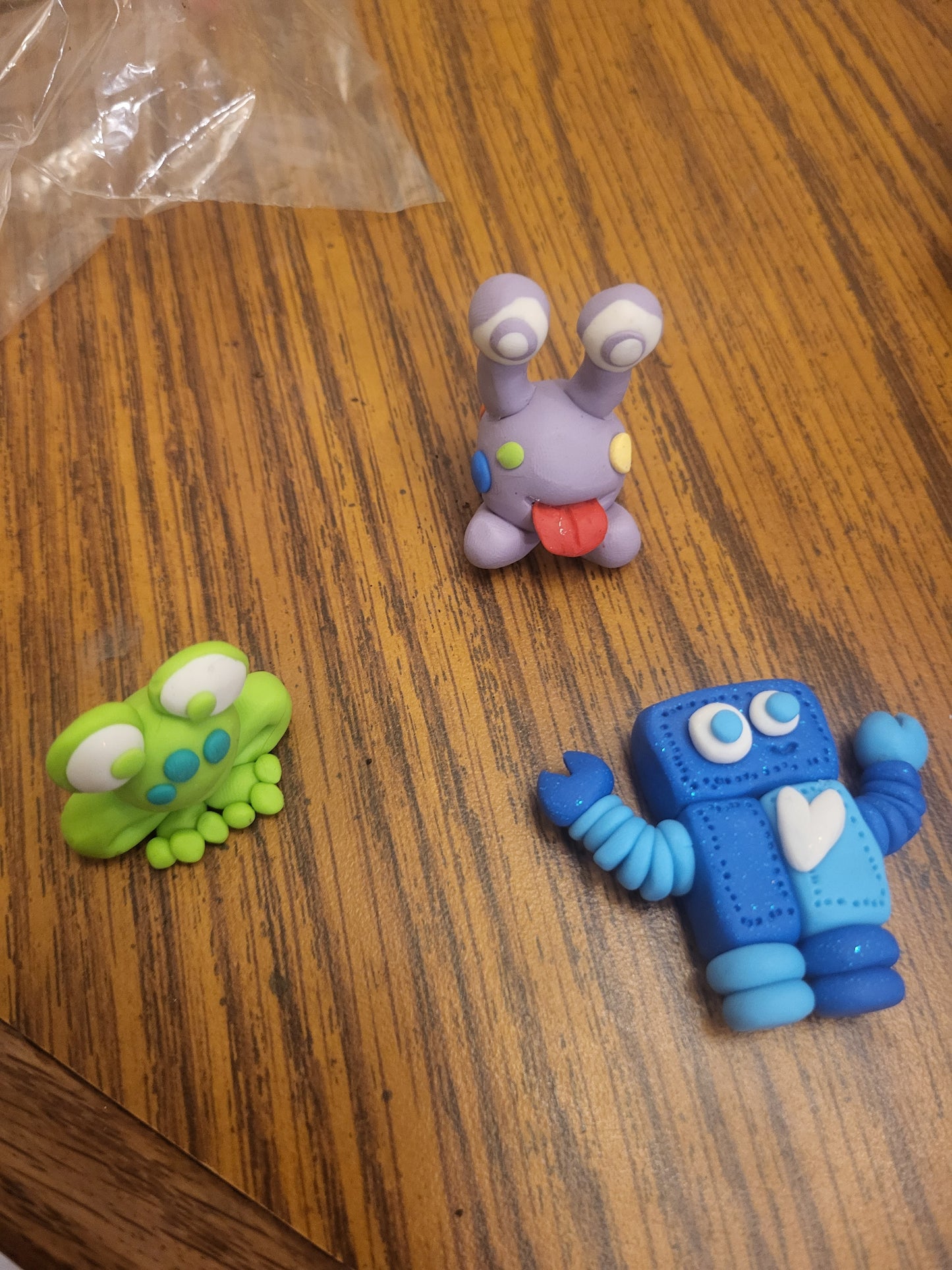 Mini clay figurines