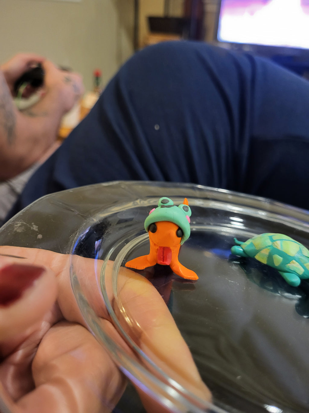 Mini clay figurines