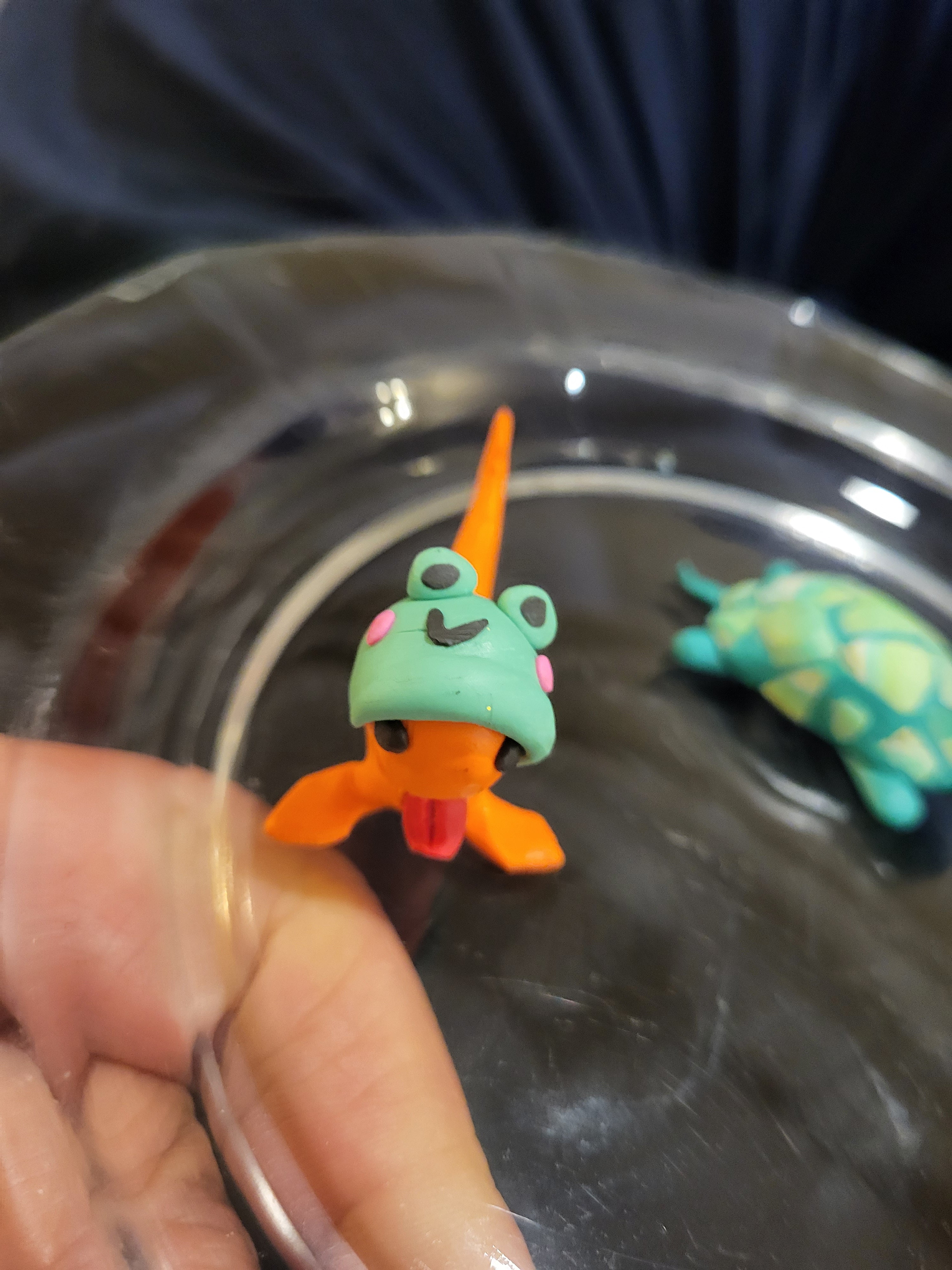 Mini clay figurines