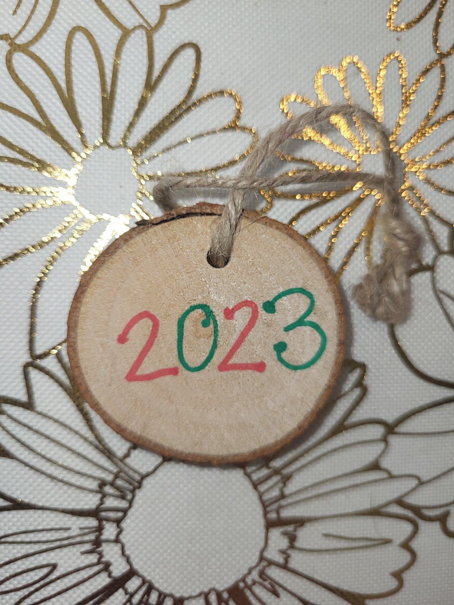 "2023" Personalized Christmas ornament