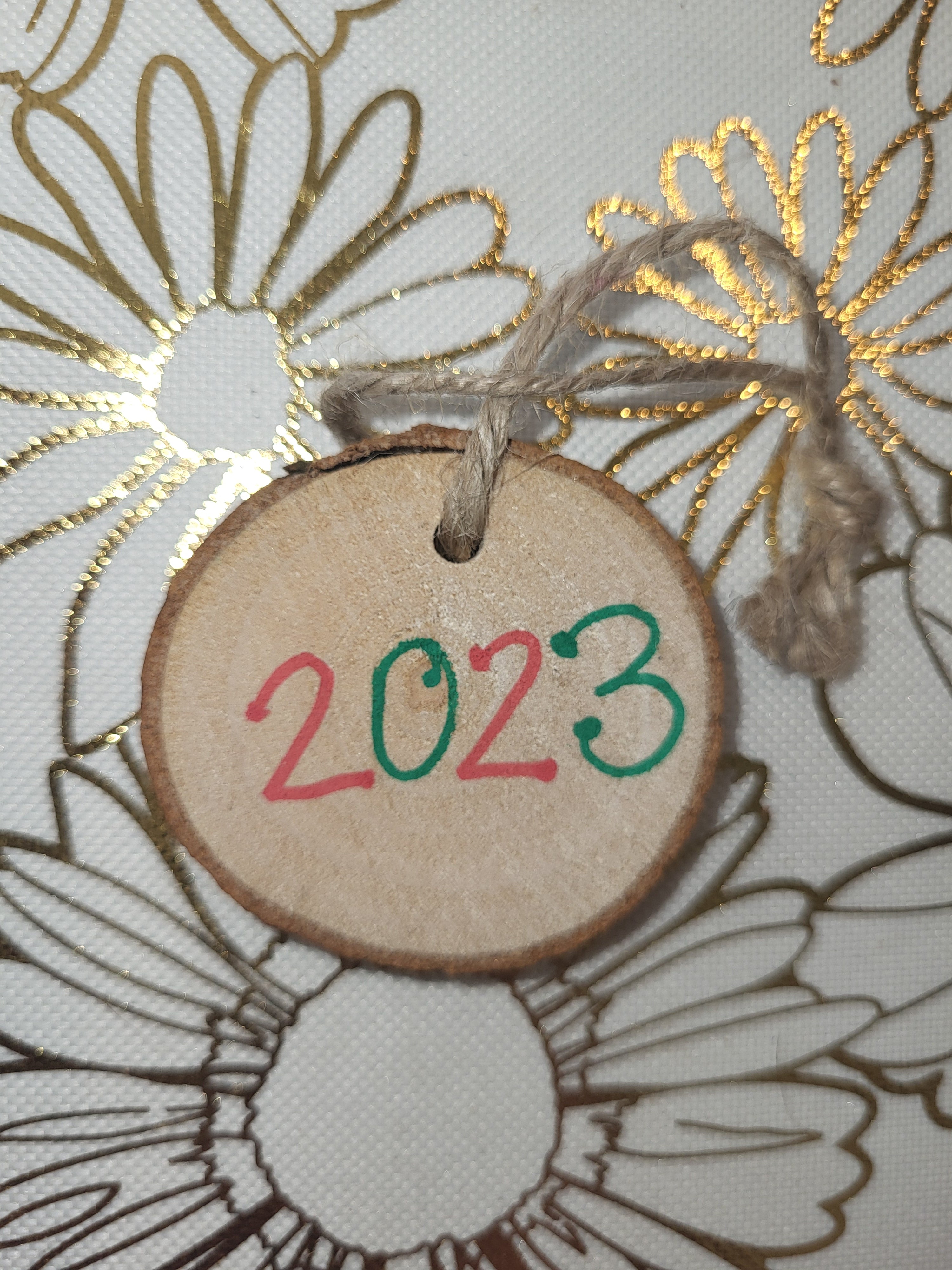 "2025" Personalized Christmas ornament