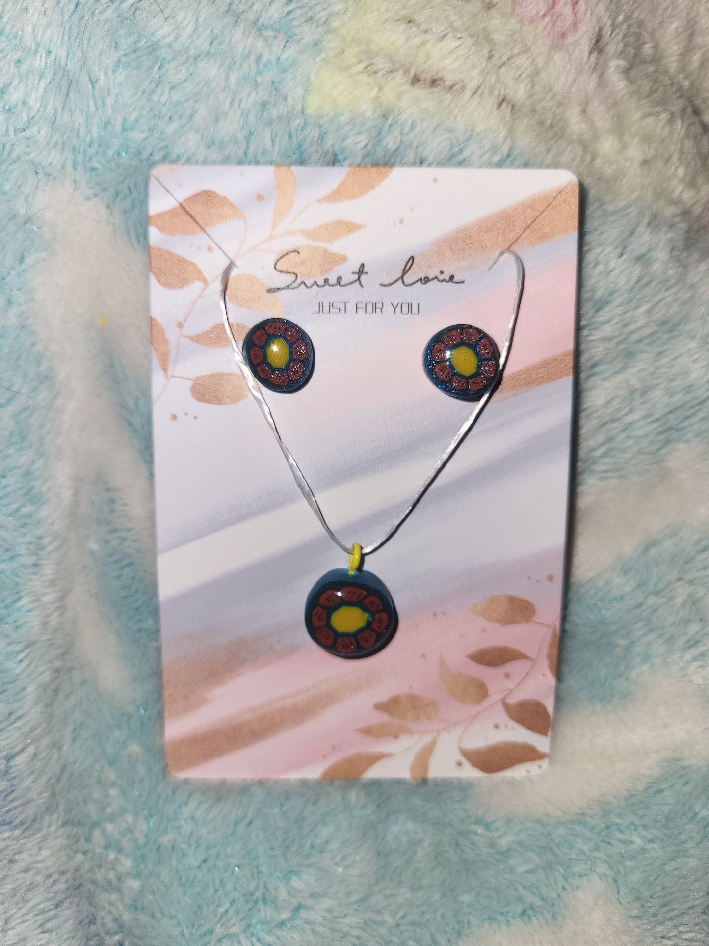 Homemade flower jewelry