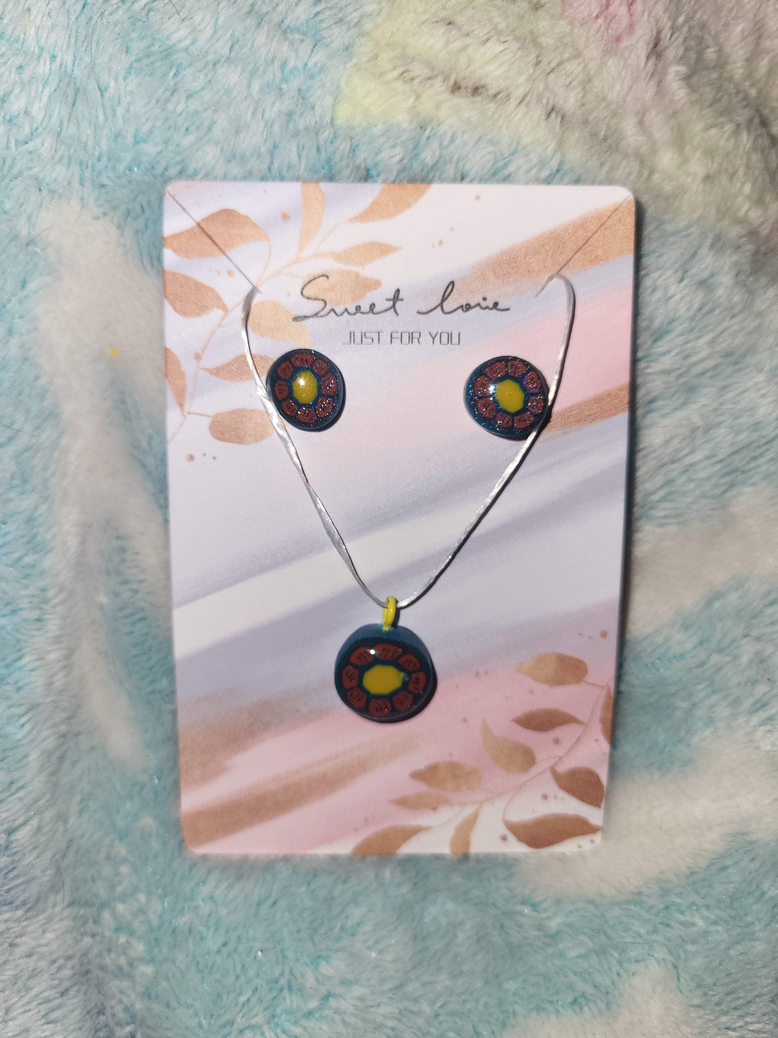 Homemade flower jewelry