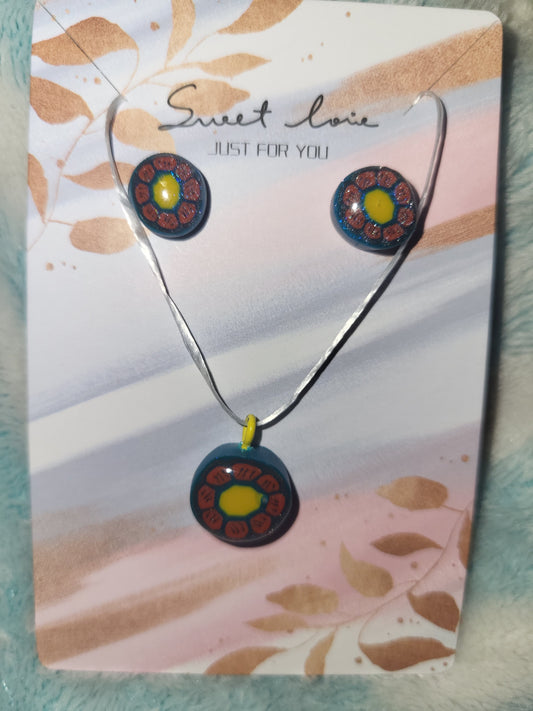 Homemade flower jewelry