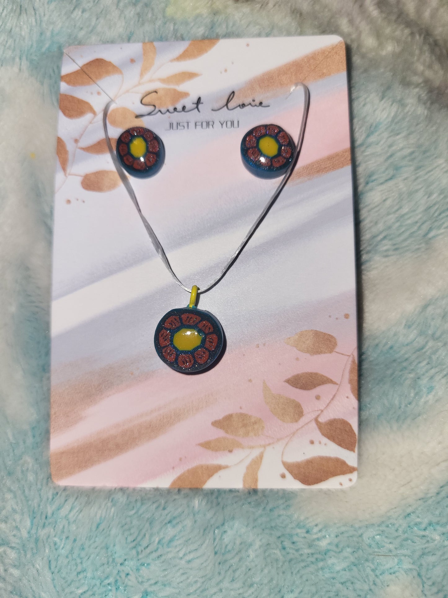 Homemade flower jewelry