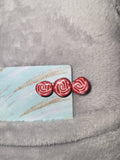 Homemade rose hair clip
