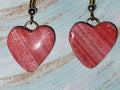 Homemade dangling earrings