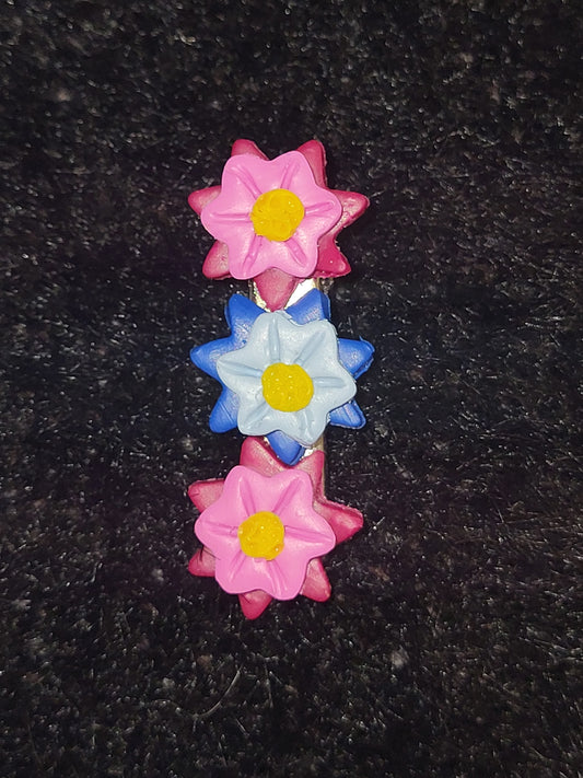 Homemade flower hairclip