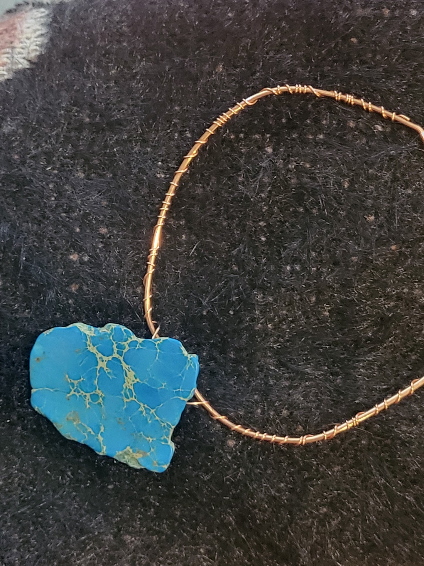 Handcrafted wire wrapped bracelet