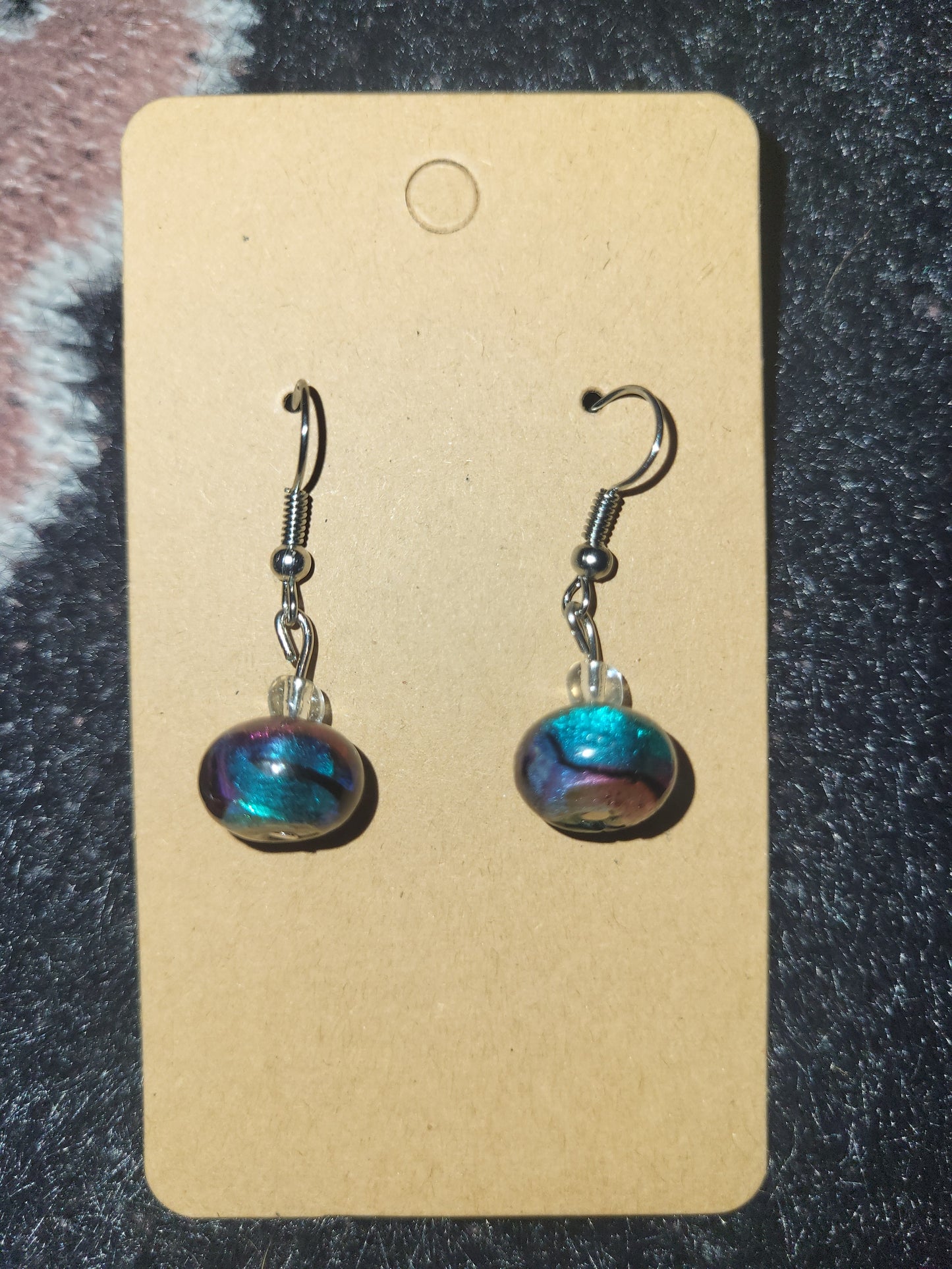 Handcrafted beaded earrings