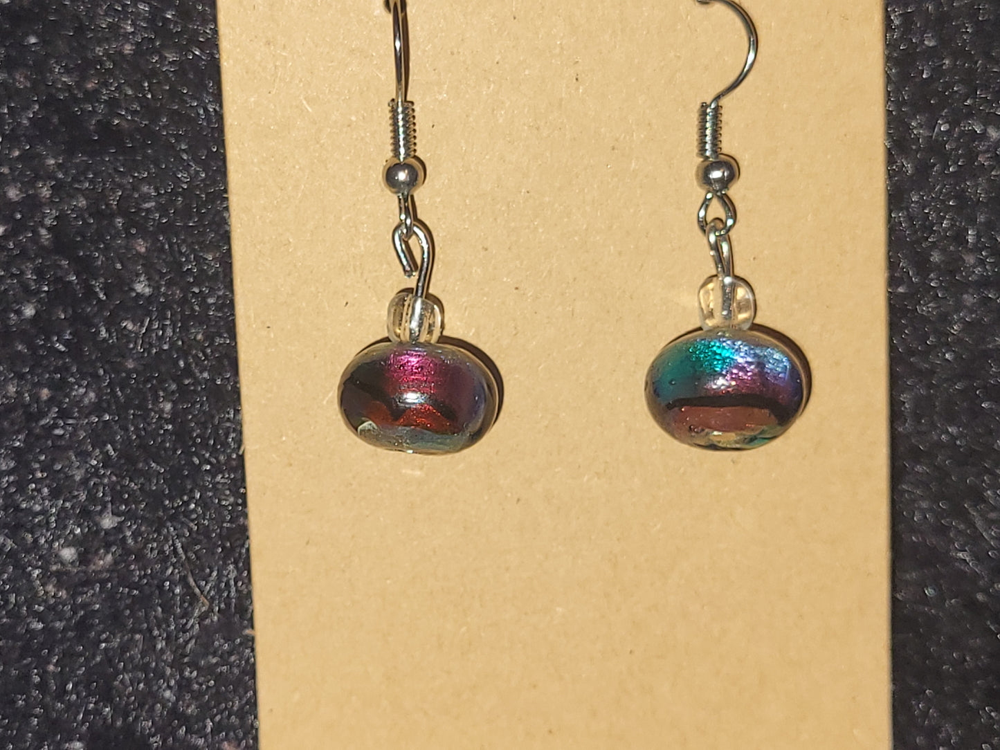 Handcrafted beaded earrings