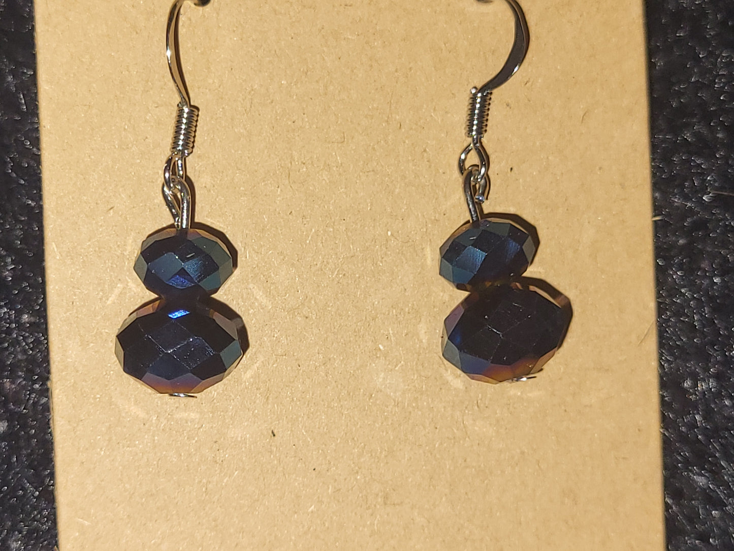 Handcrafted beaded earrings