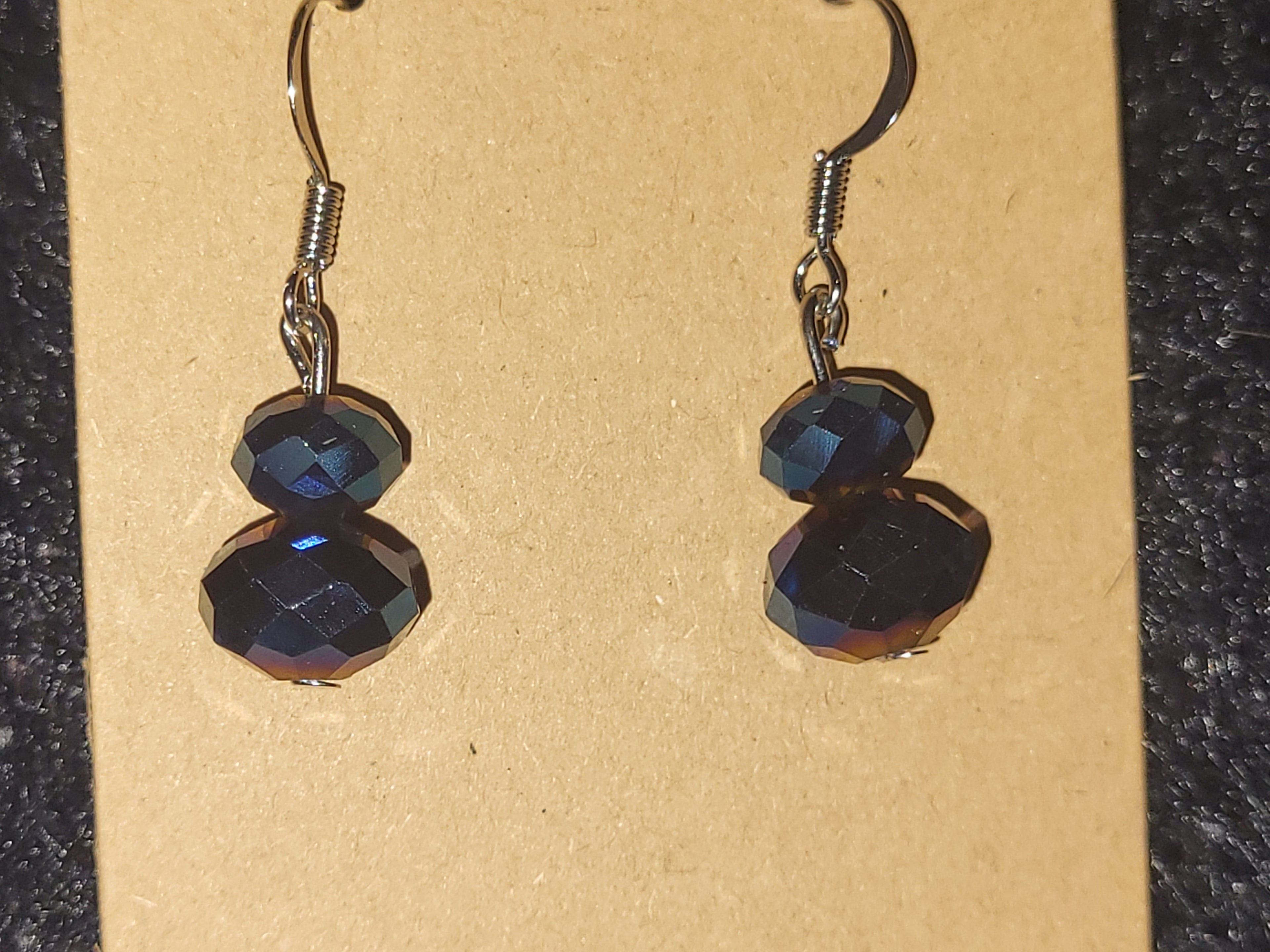 Handcrafted beaded earrings