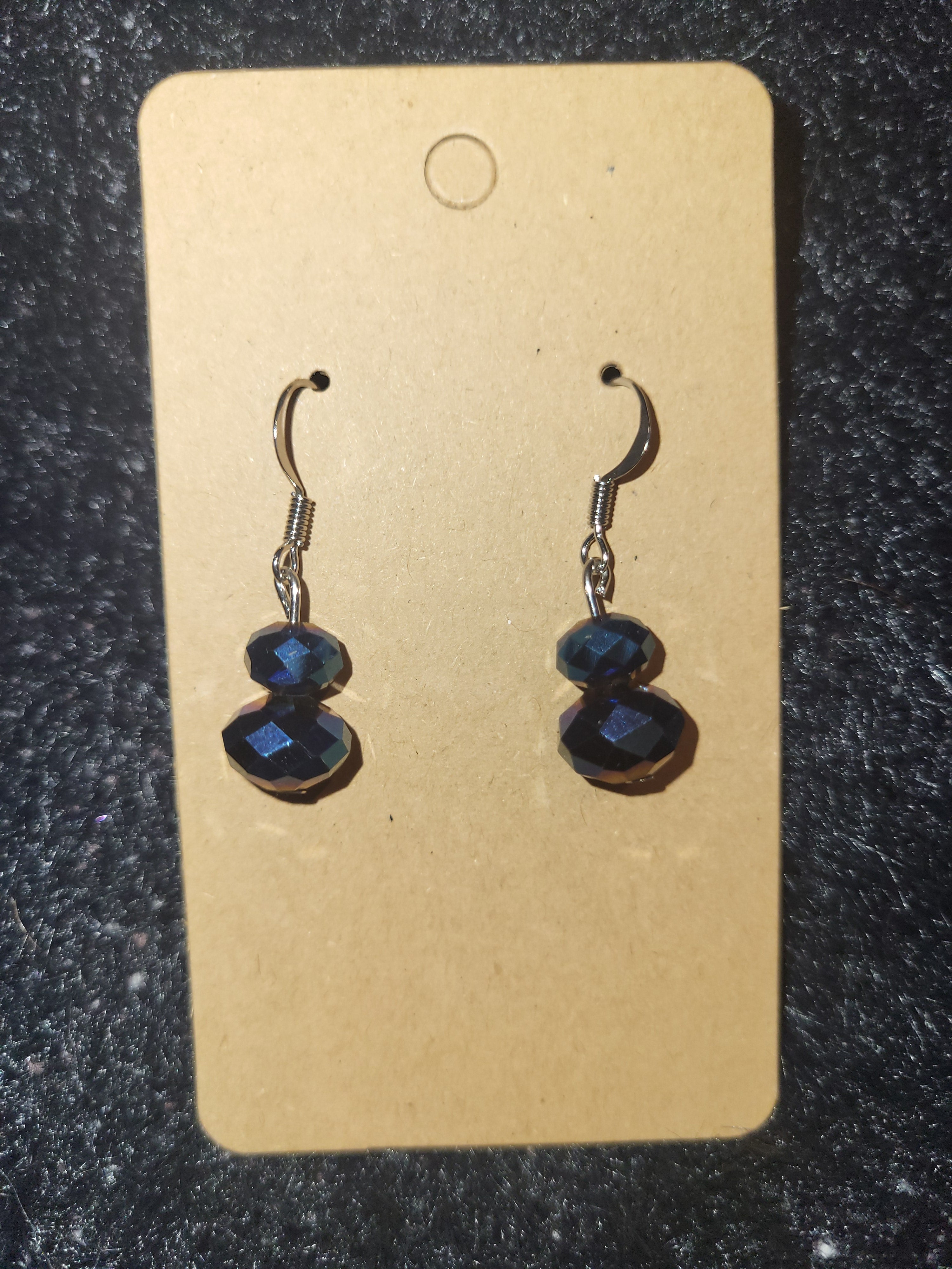 Handcrafted beaded earrings