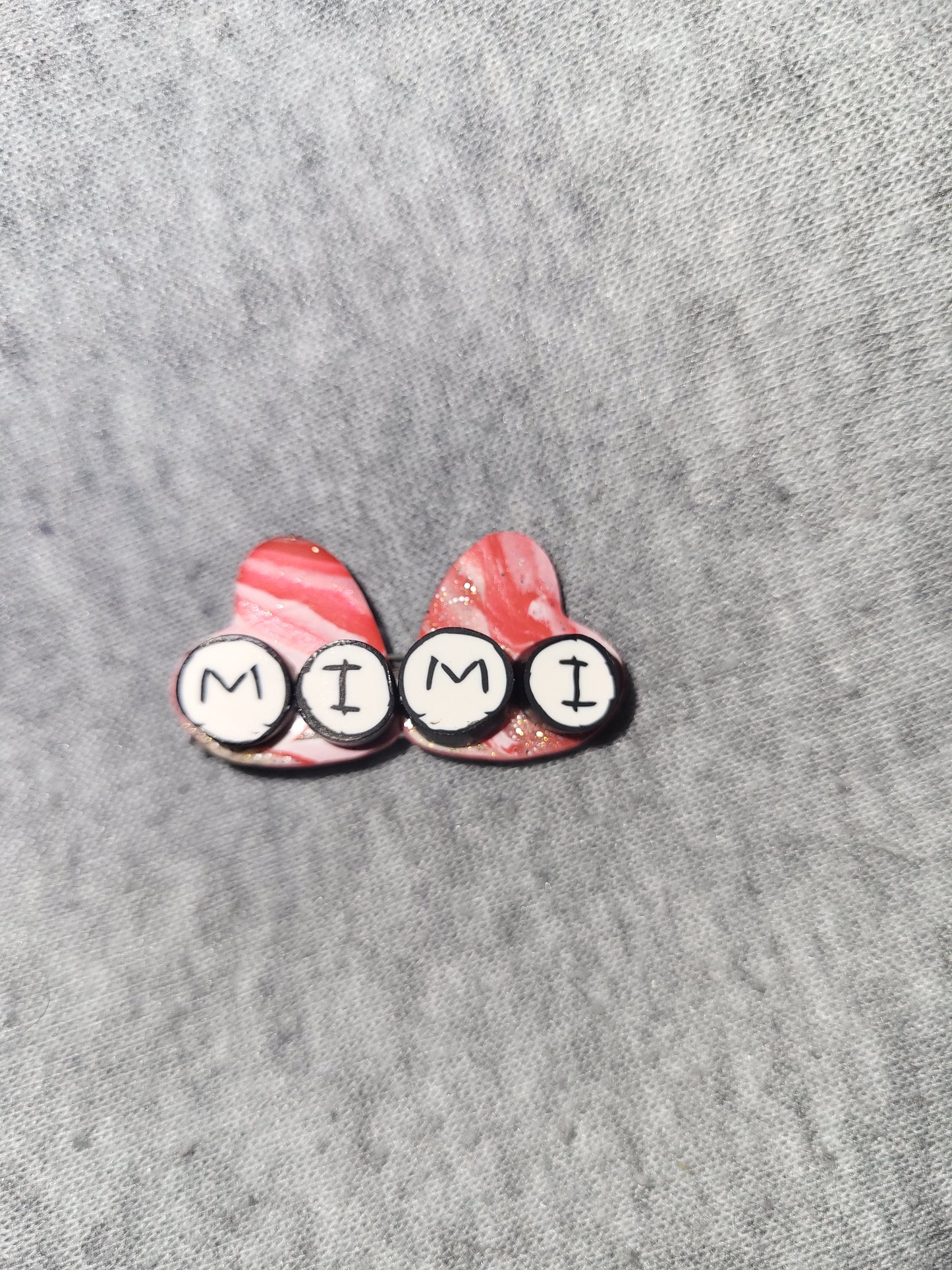 Homemade personalized hairclip