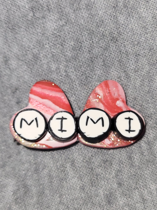 Homemade personalized hairclip