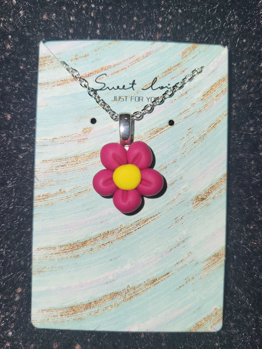 Homemade flower jewelry