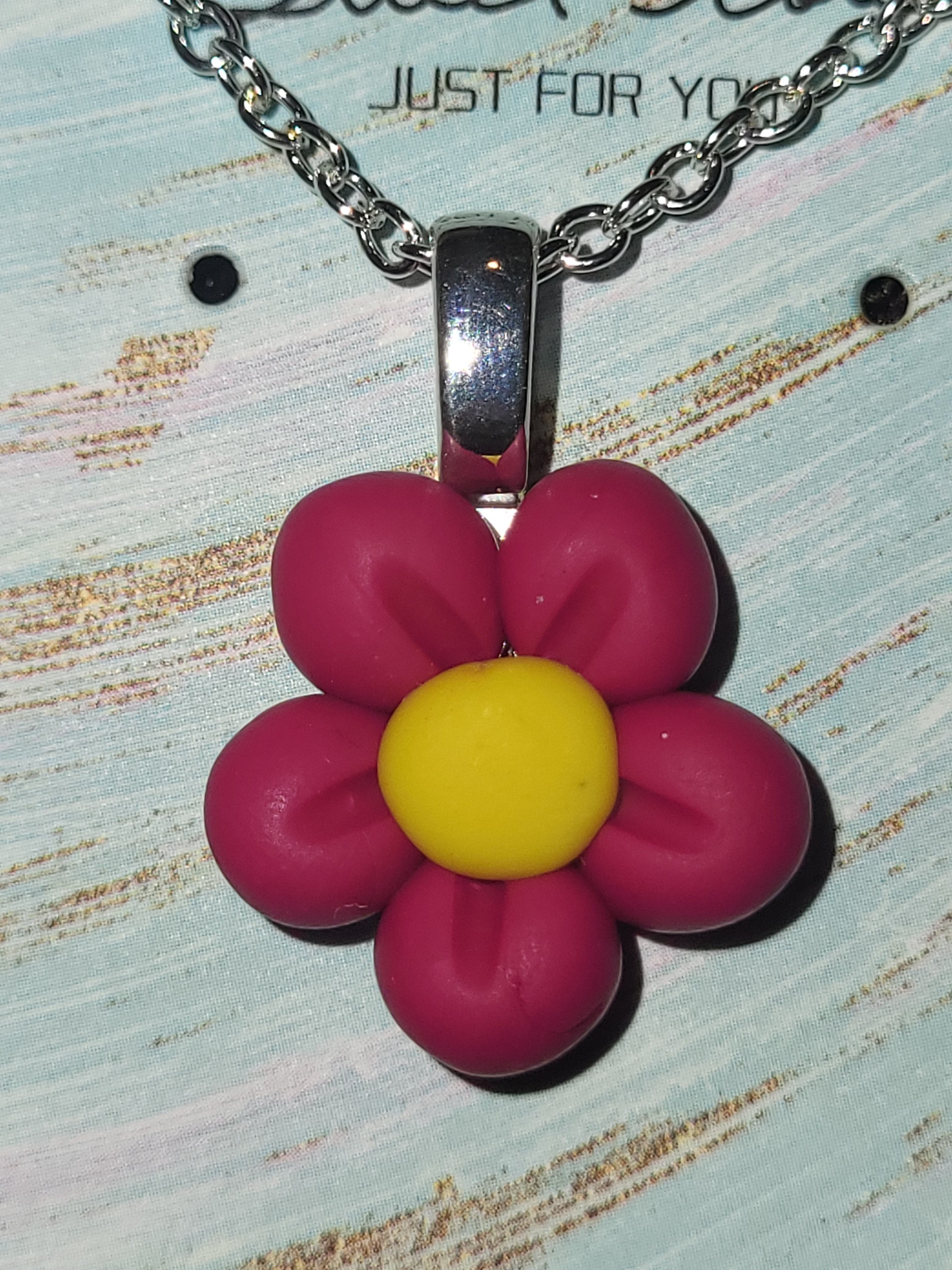 Homemade flower jewelry