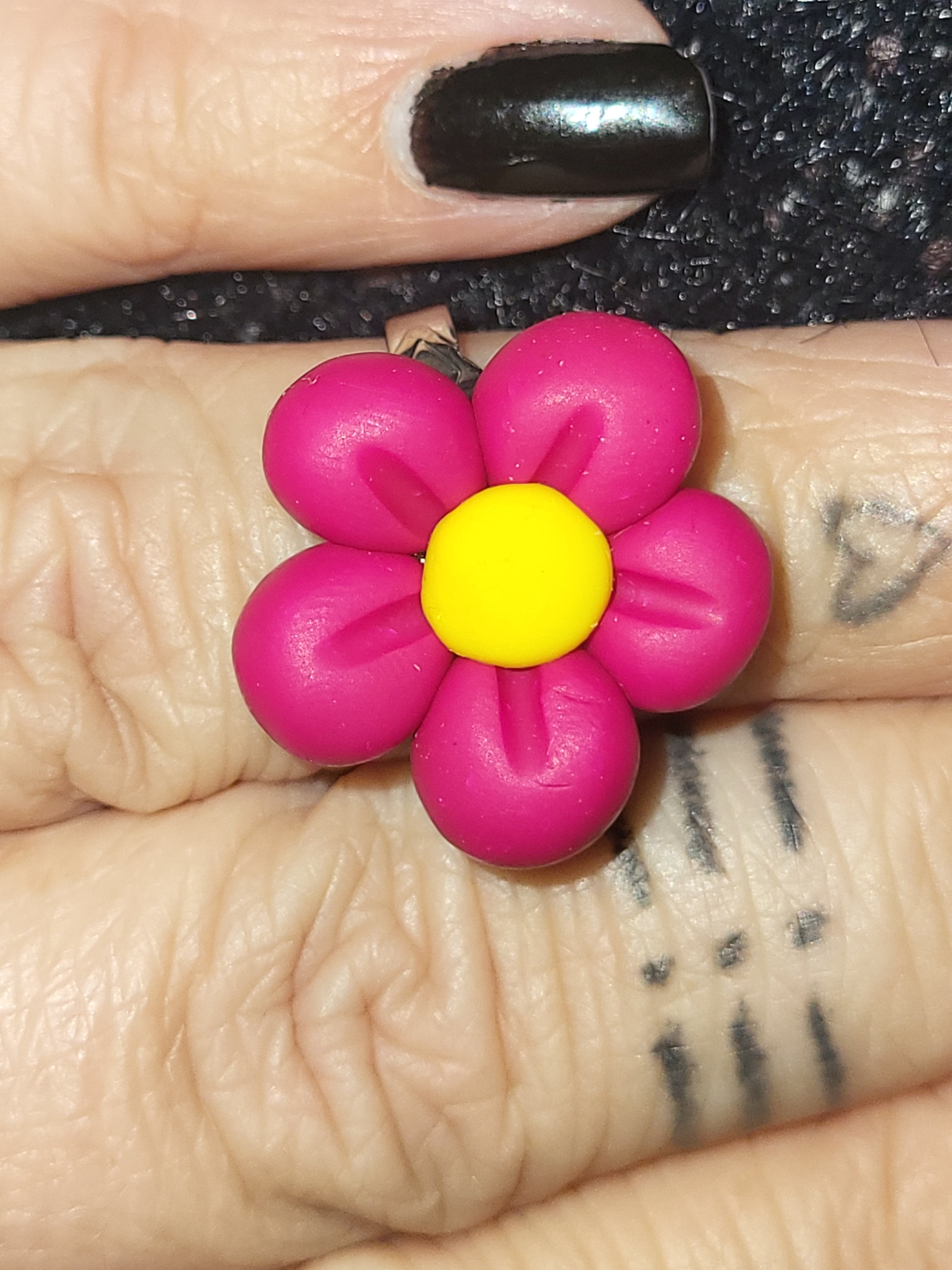 Homemade flower jewelry