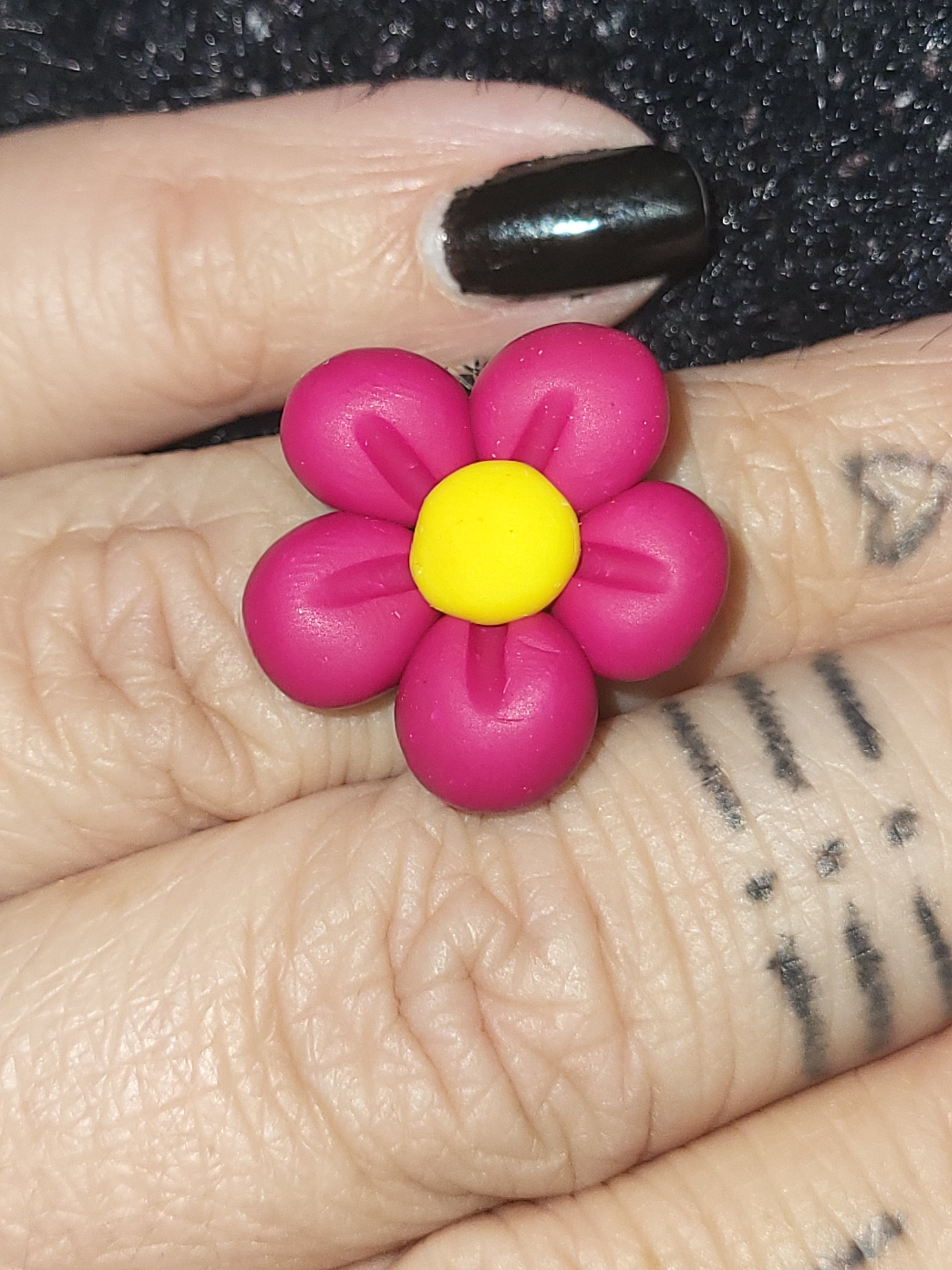 Homemade flower jewelry