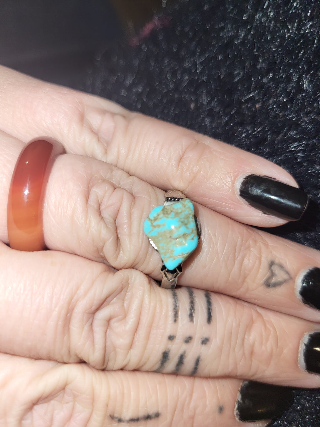 Handcrafted turquoise jewelry