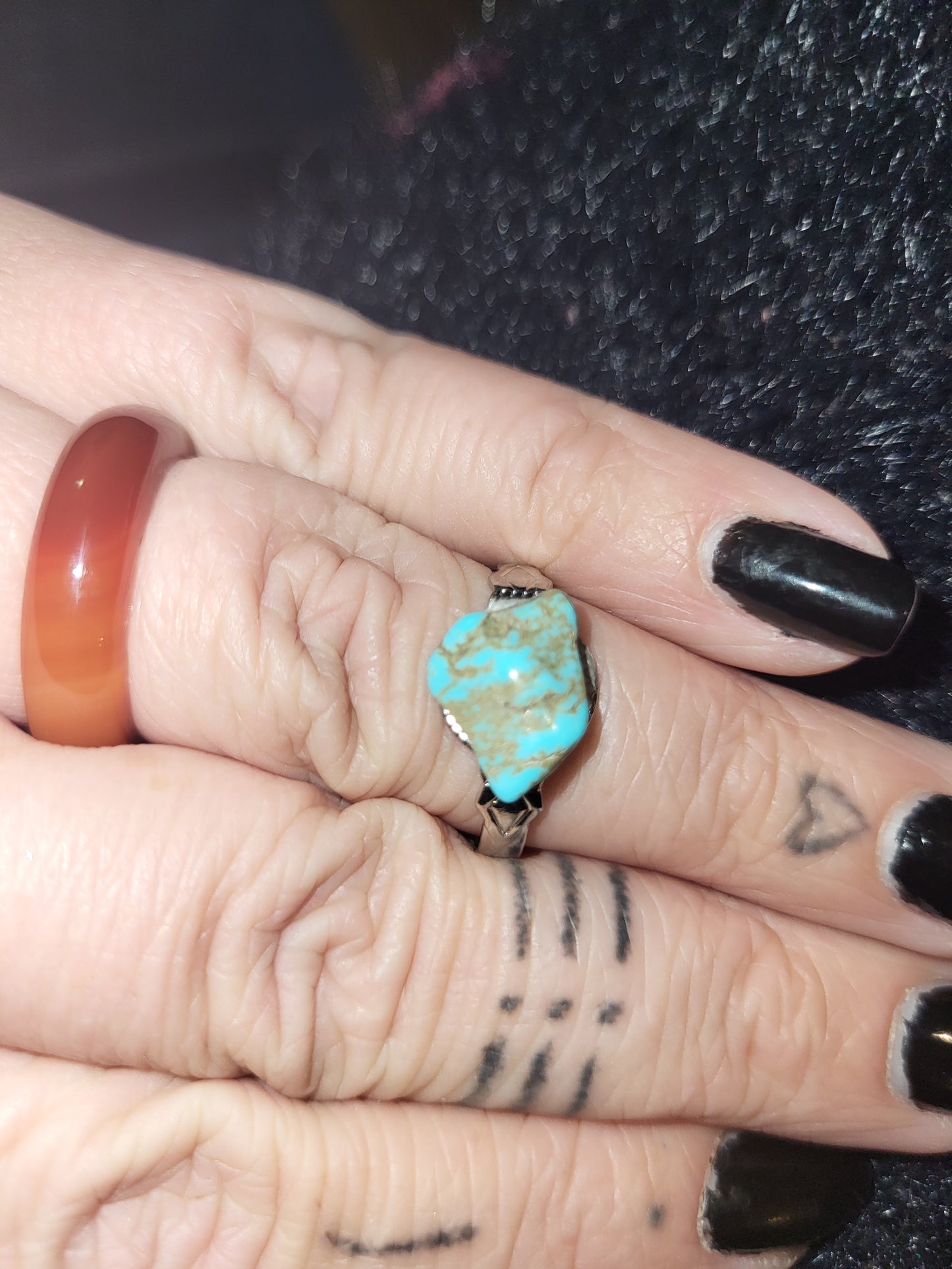 Handcrafted turquoise jewelry