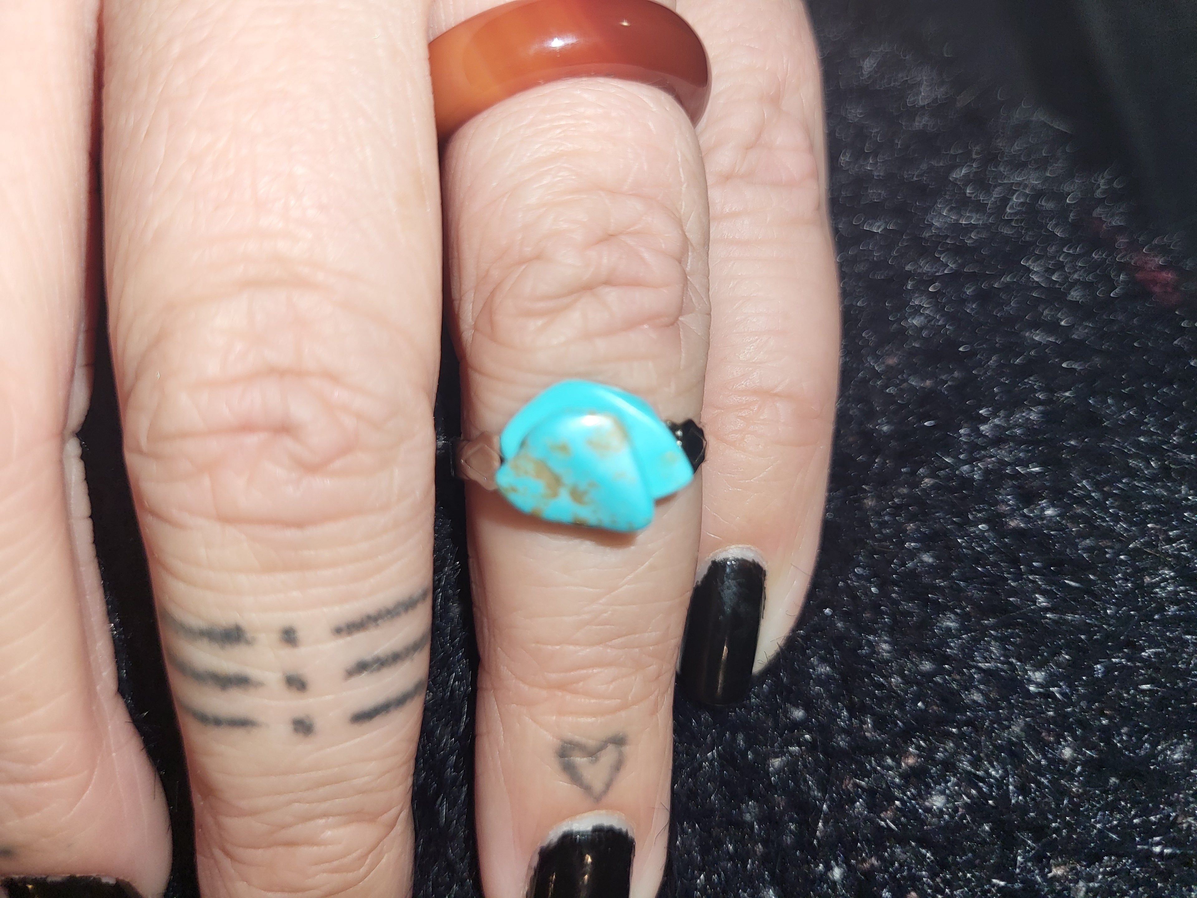 Handcrafted turquoise jewelry