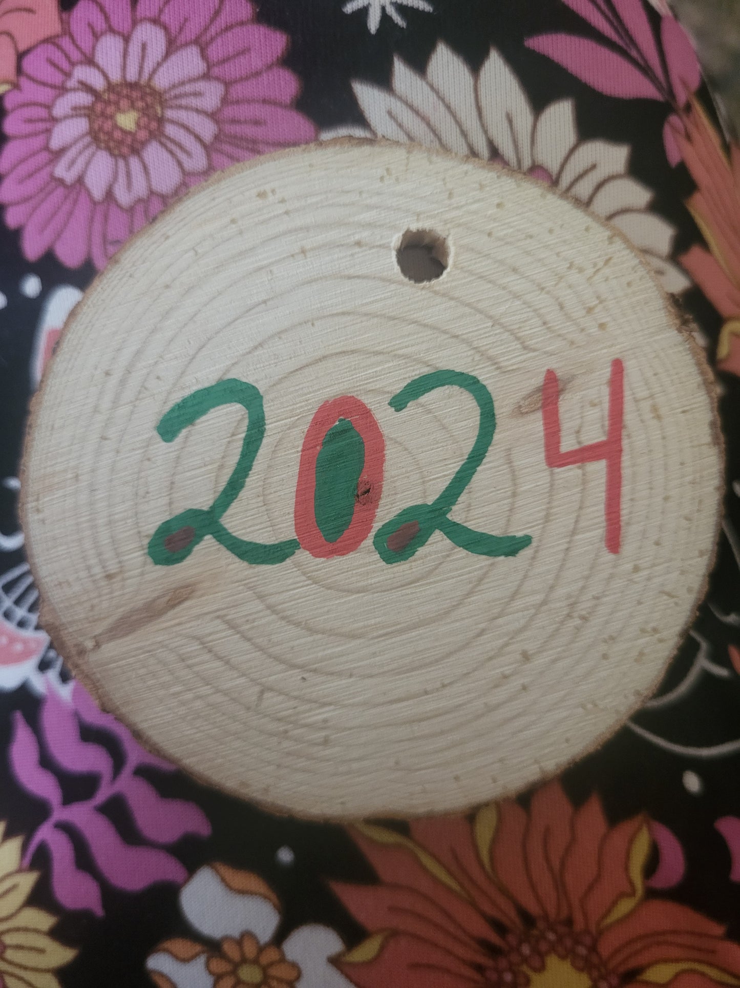 "2024" Personalized Christmas ornament