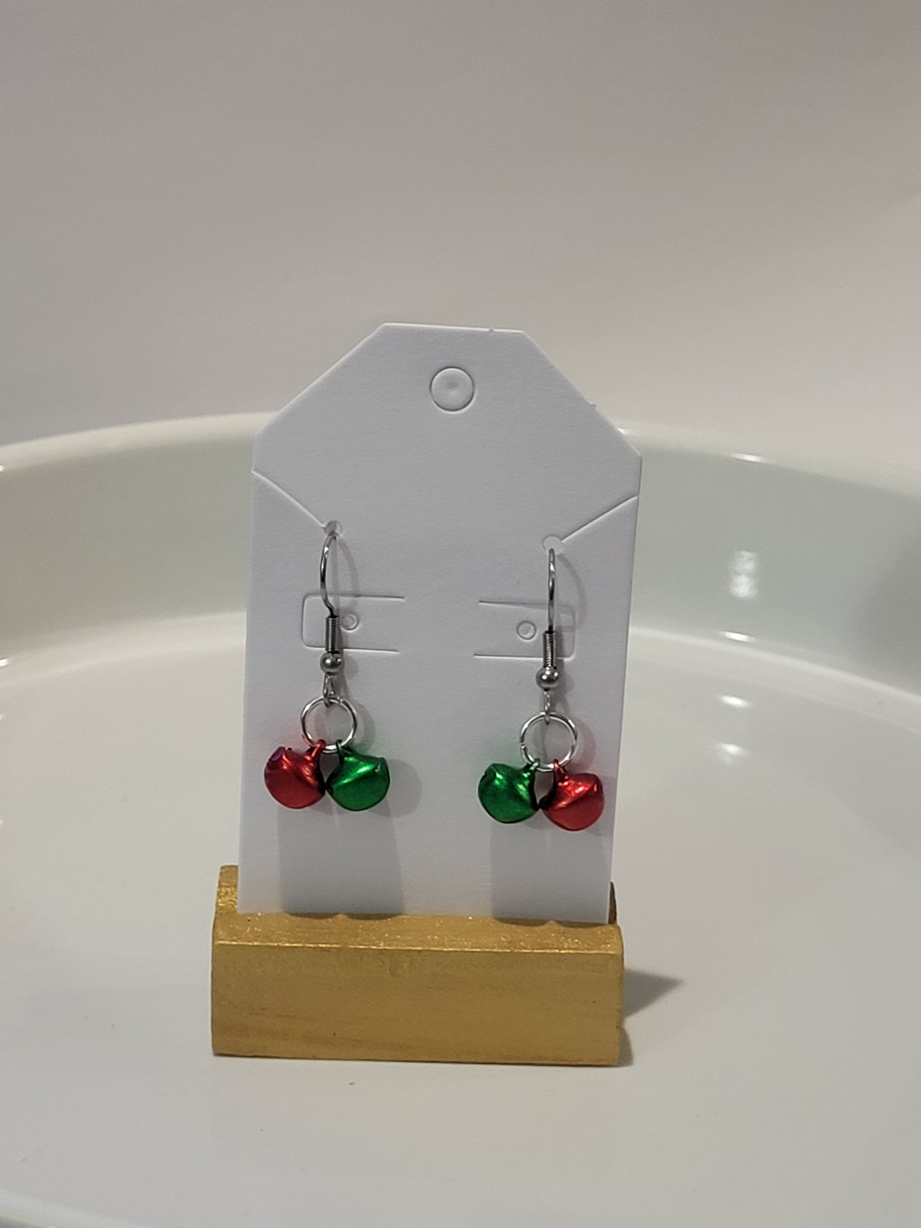 Christmas earrings bells