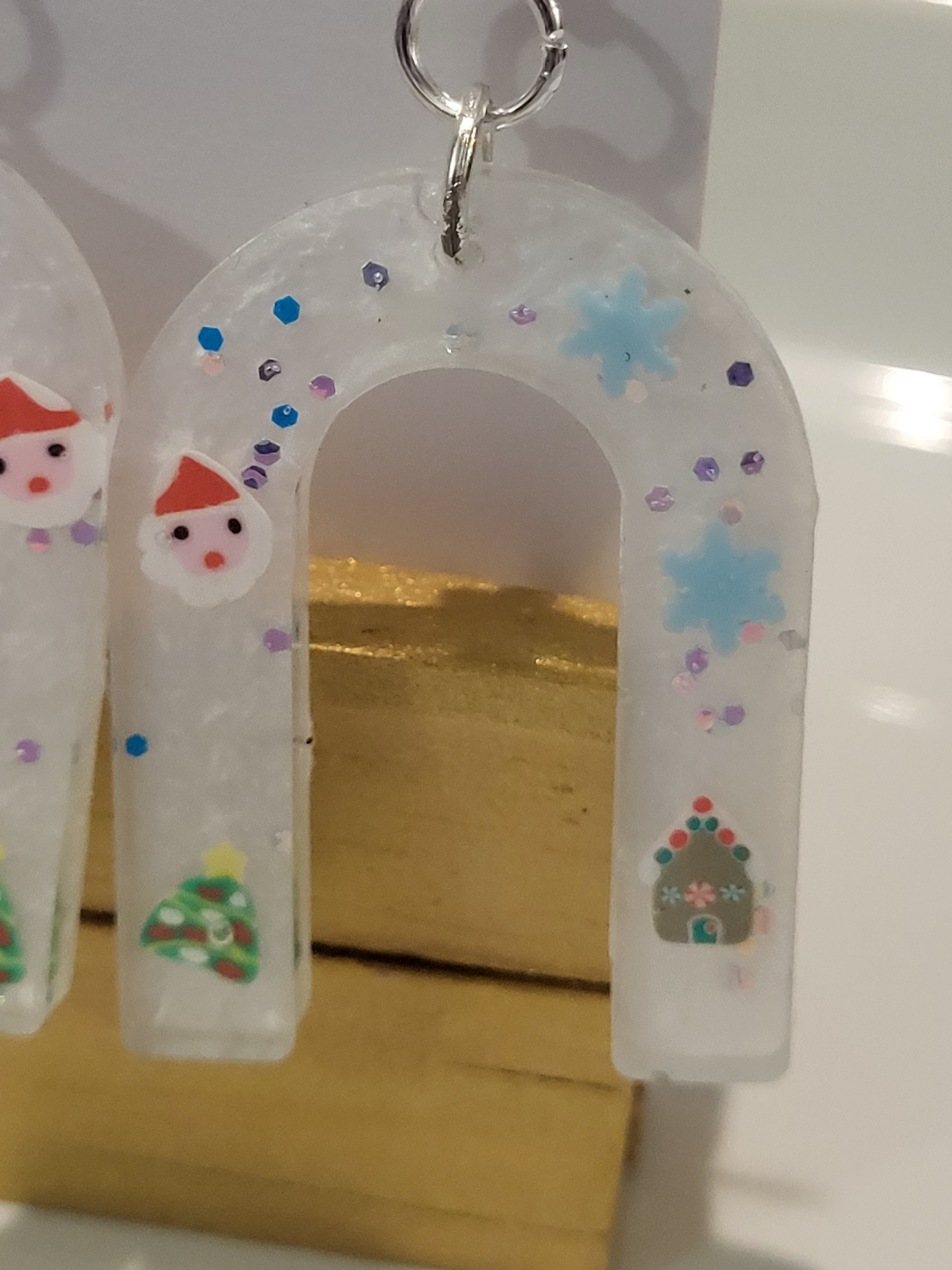 Christmas earrings