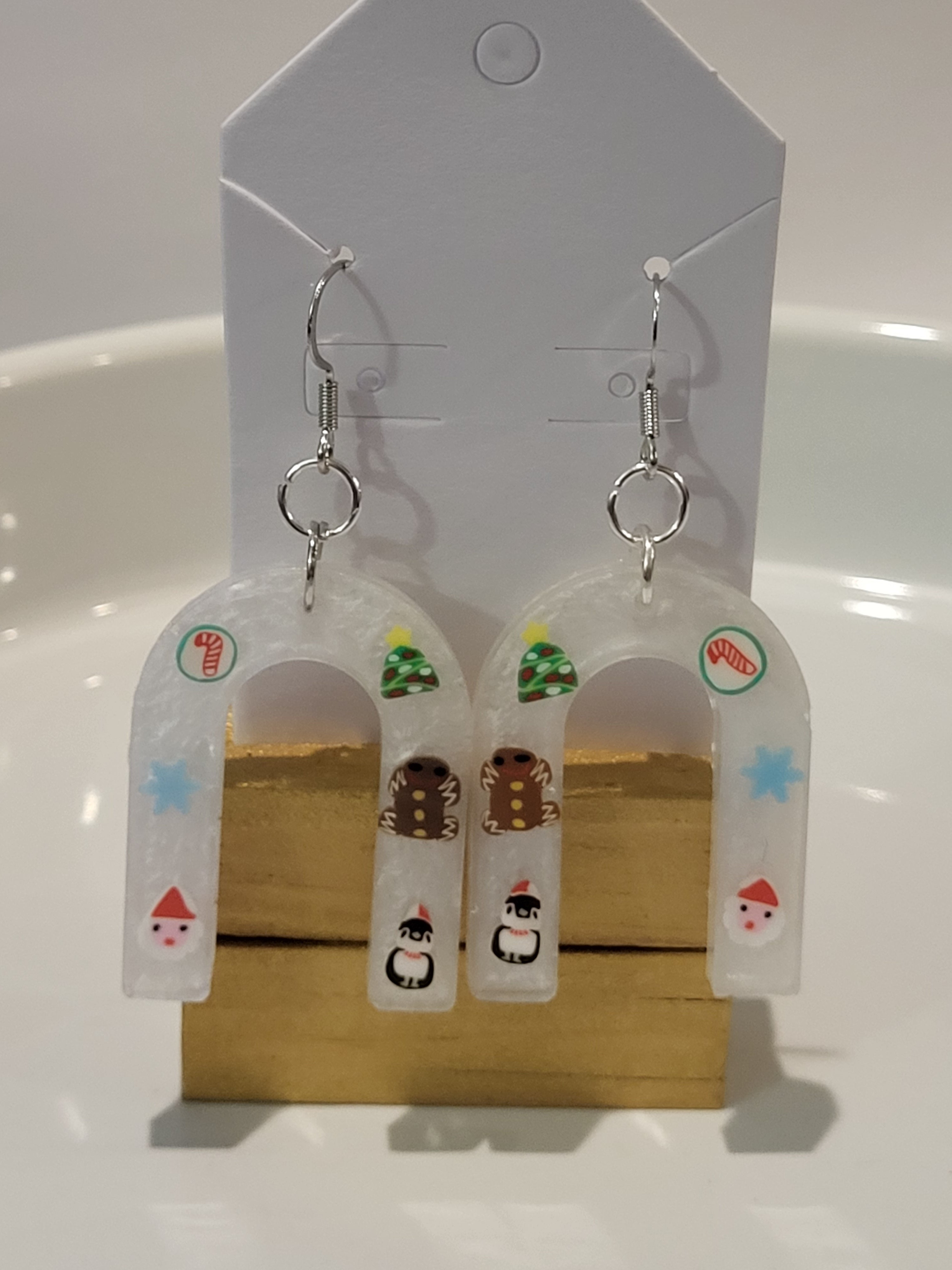 Christmas earrings