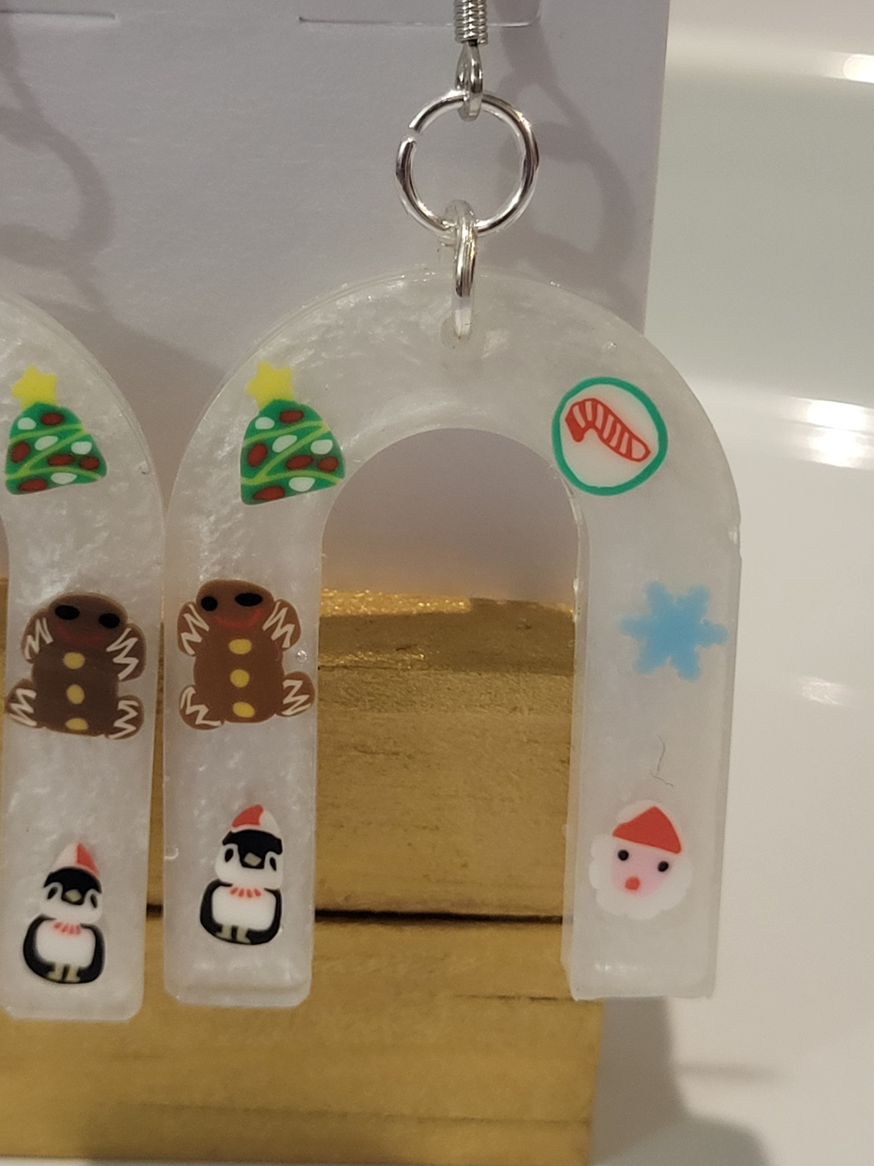 Christmas earrings