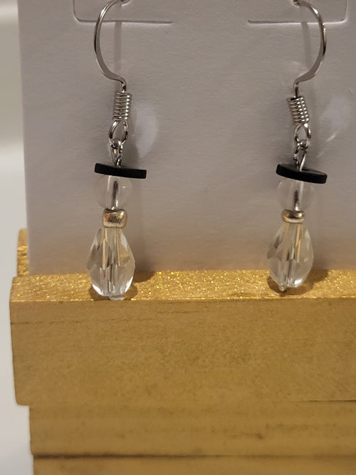 Christmas earrings mini snowman