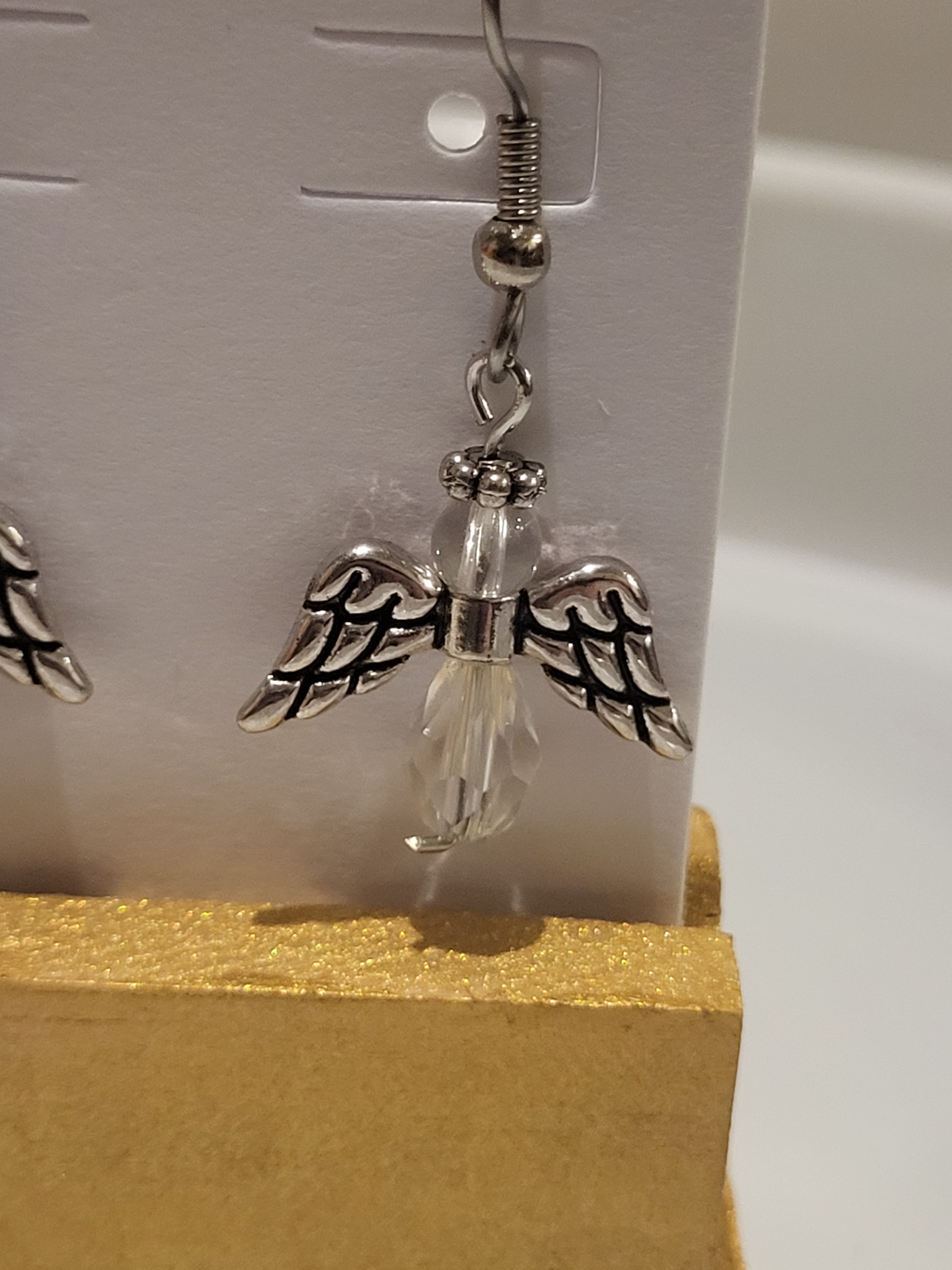 Christmas earrings mini angel