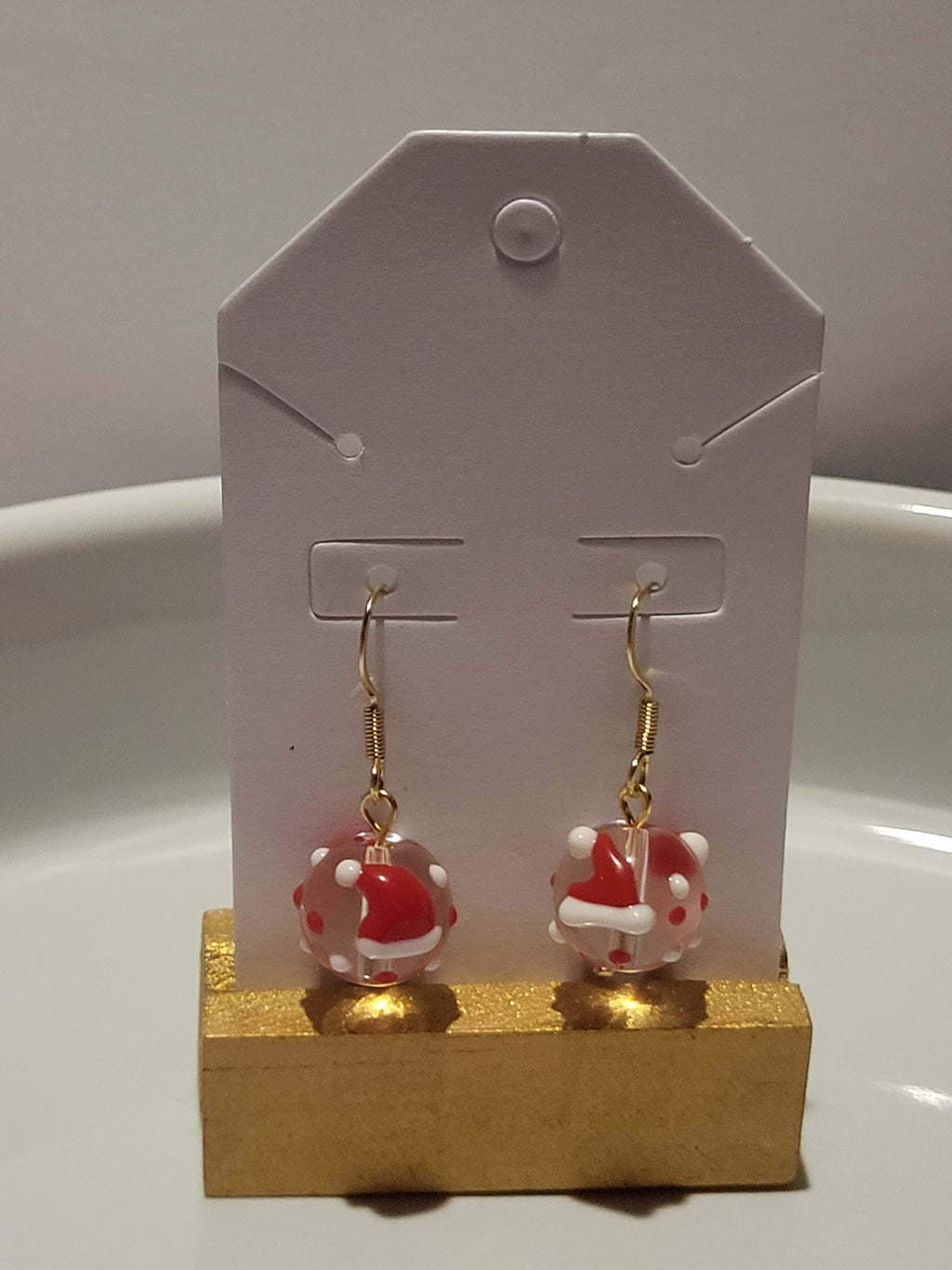 Christmas inspired earrings 🎅