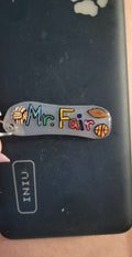 Name tag keychain with small pictures