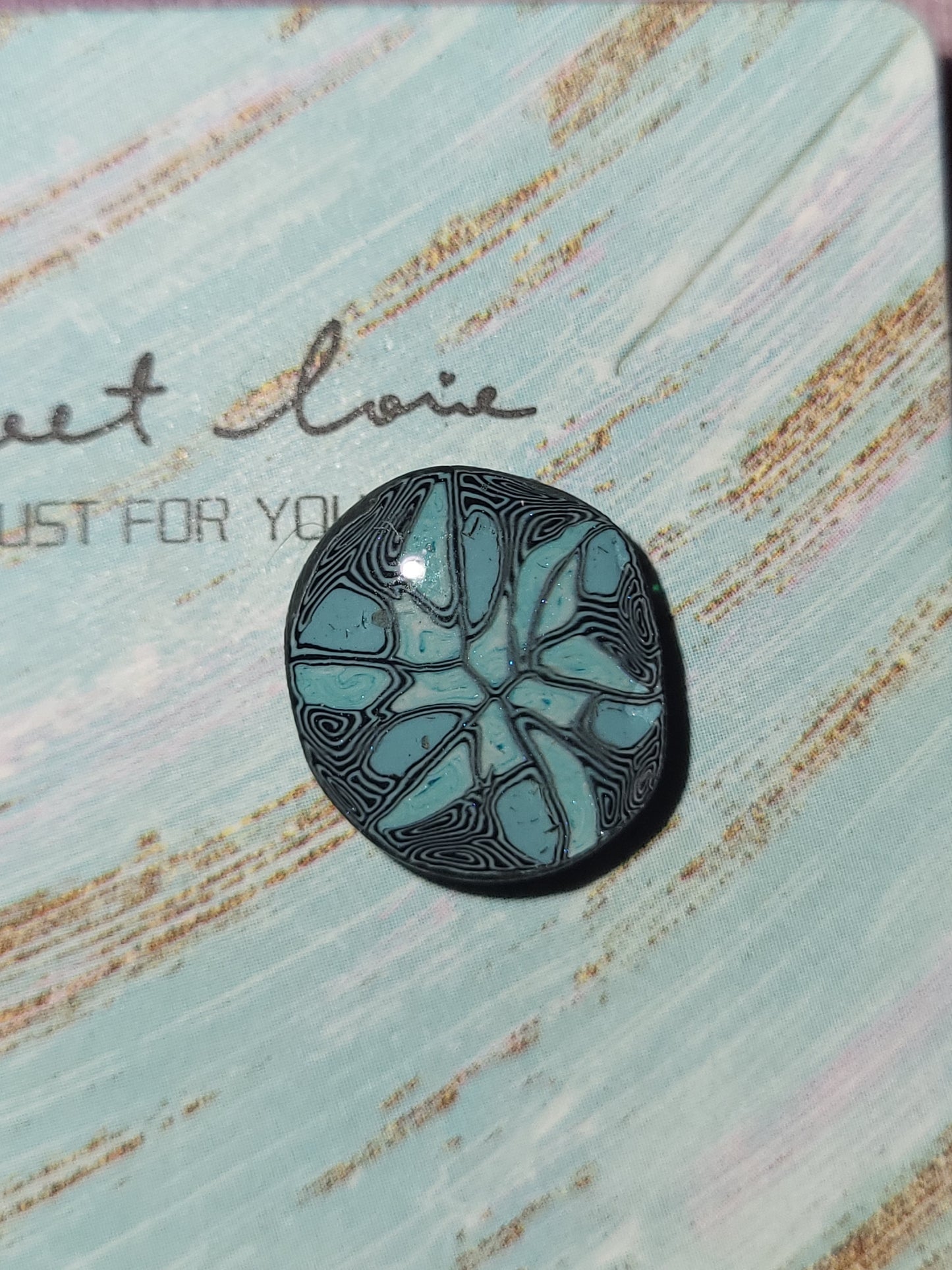 Homemade stud earrings