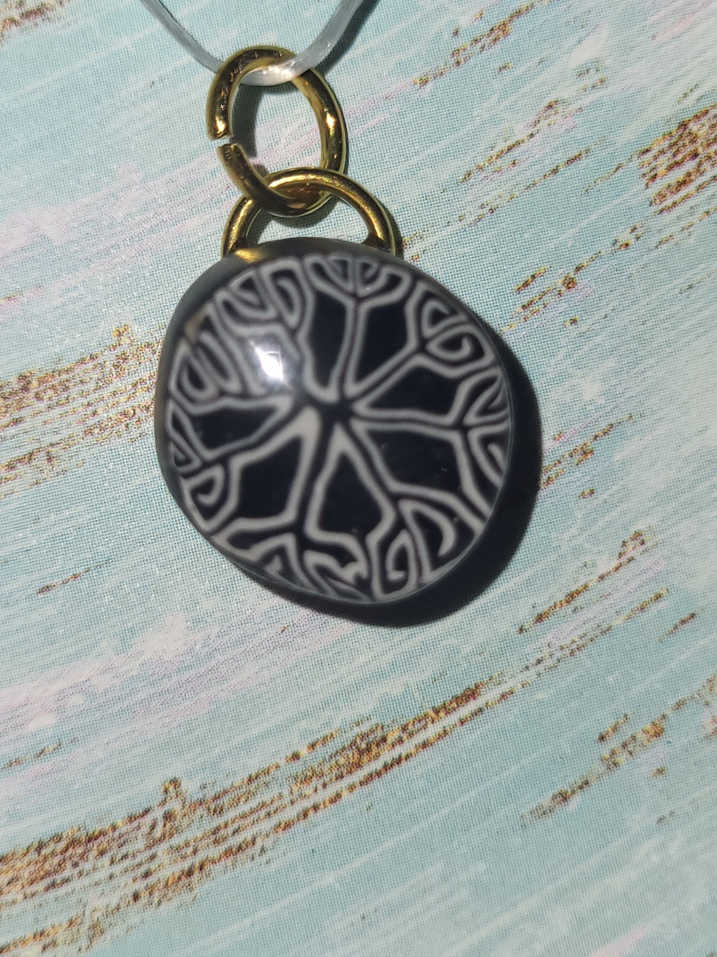 Homemade stud earrings & charm set