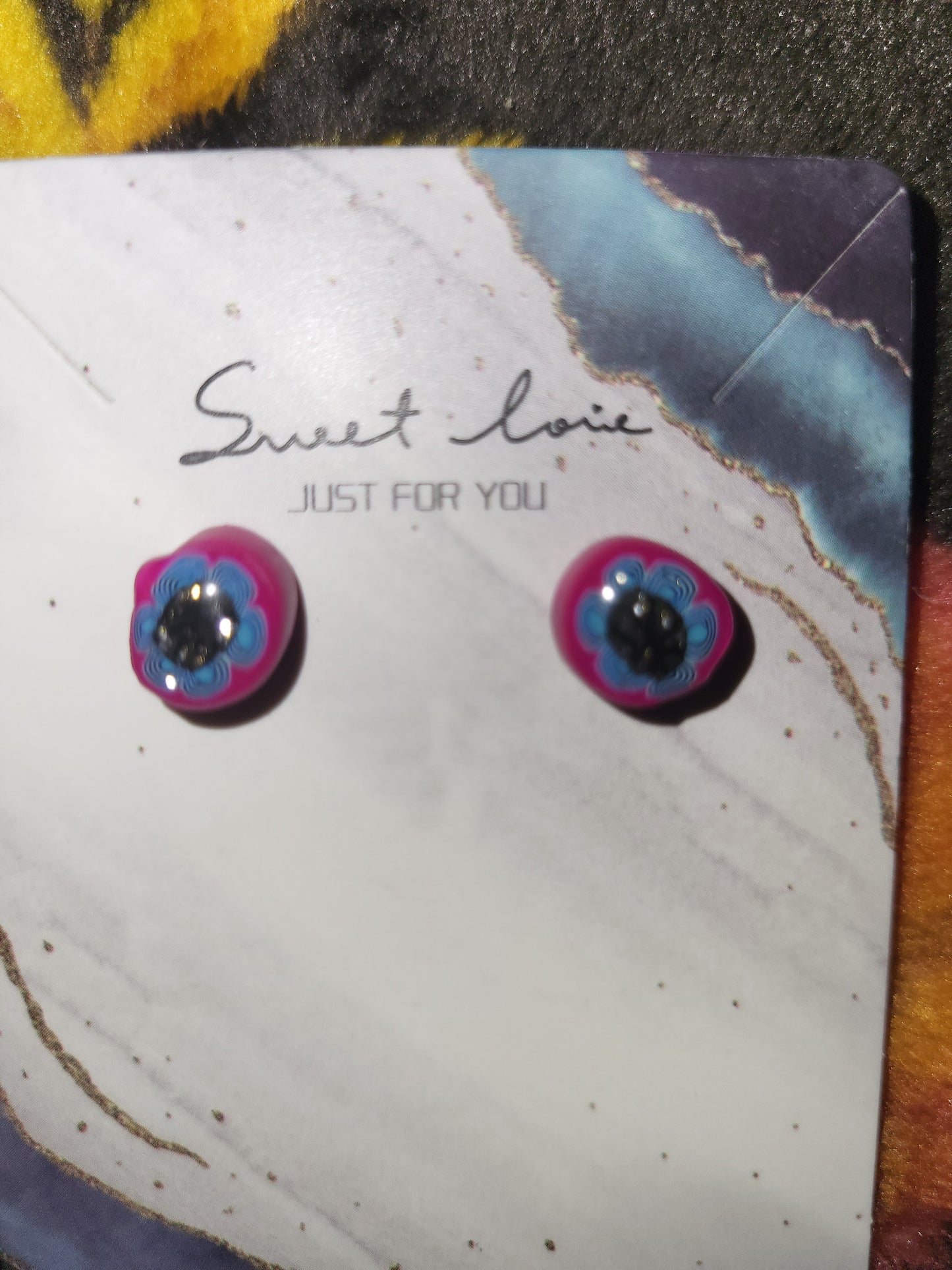 Handmade stud earrings