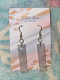 Homemade uv resin earrings