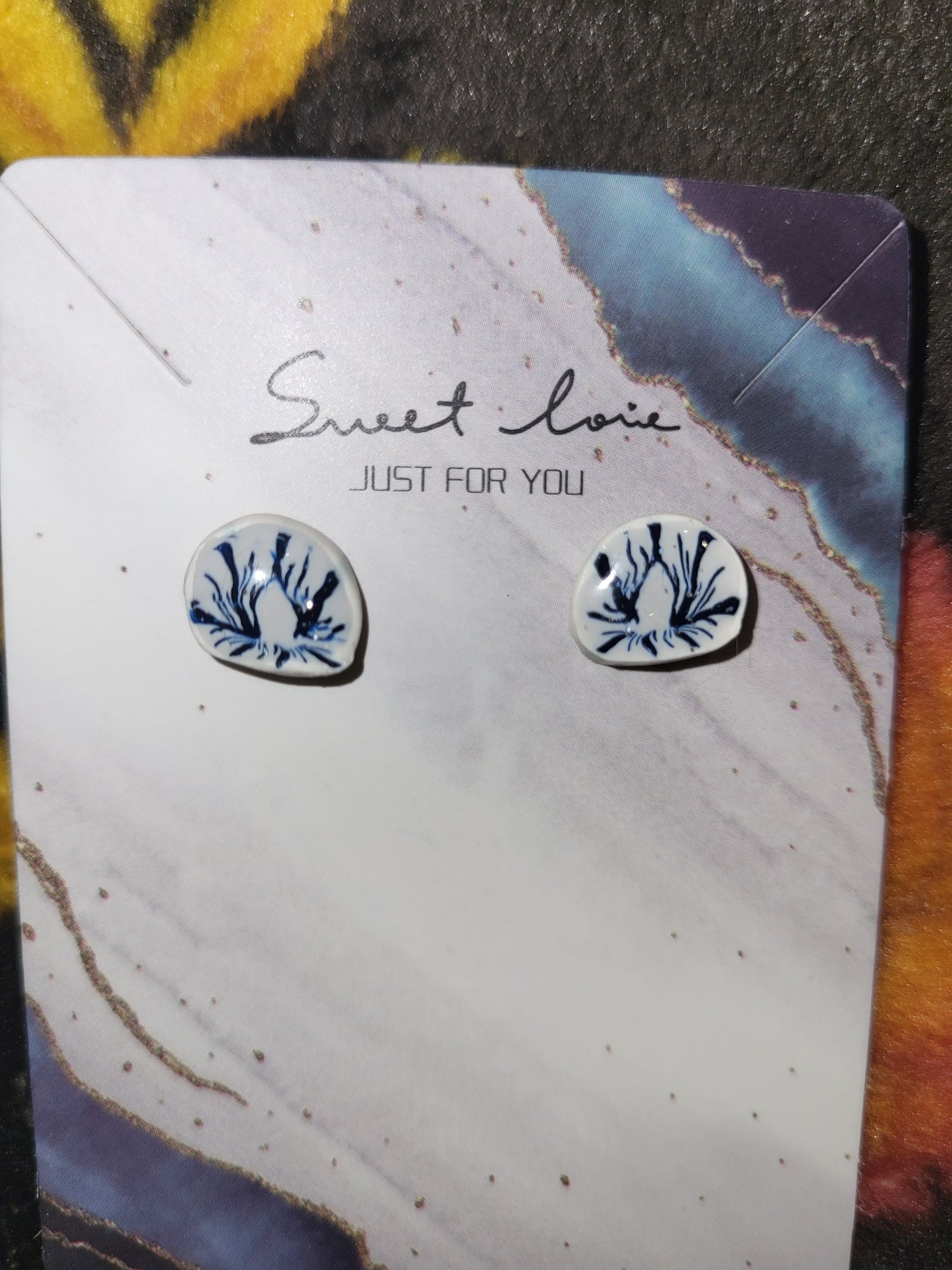 Handmade stud earrings