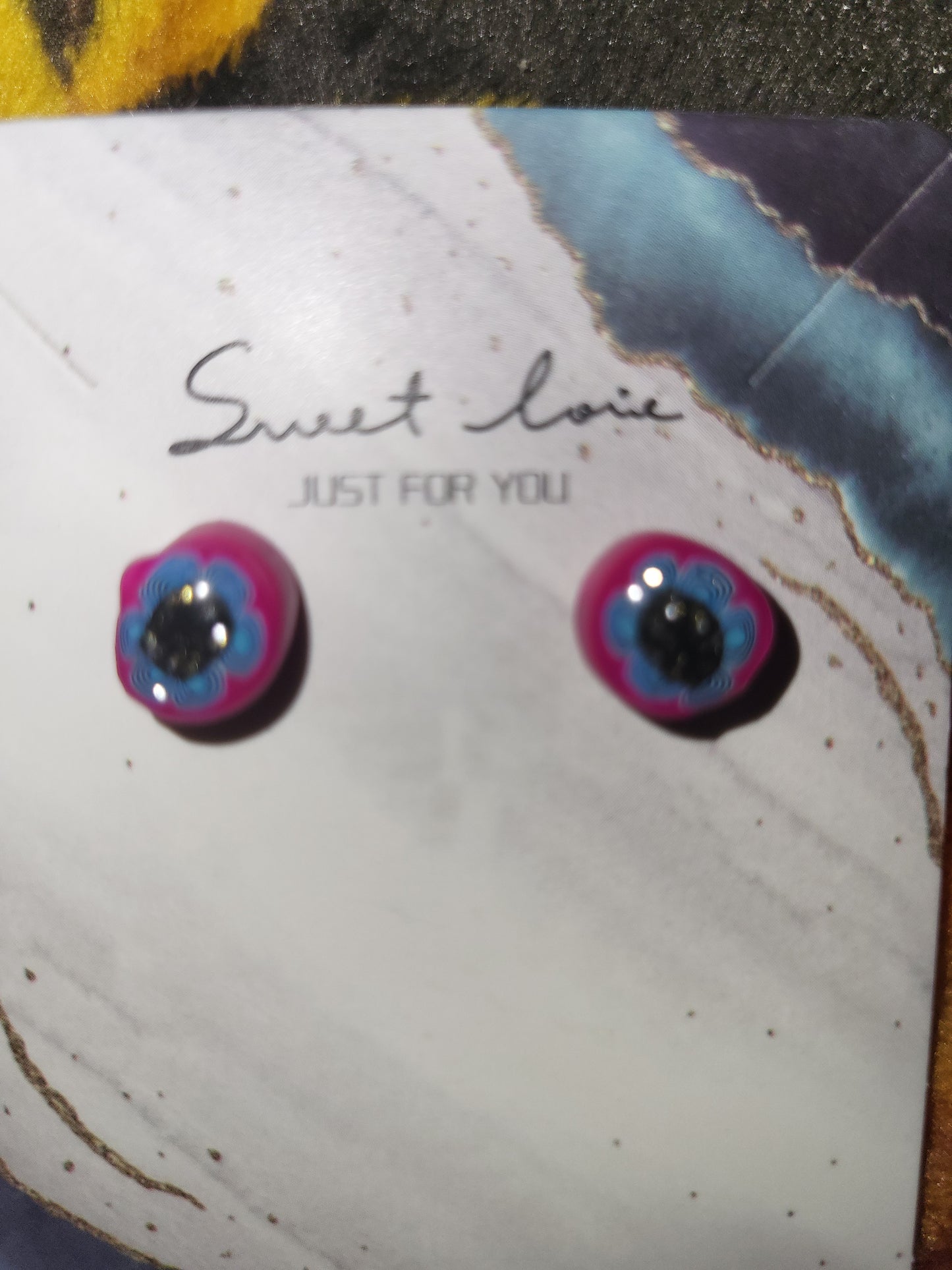 Handmade stud earrings