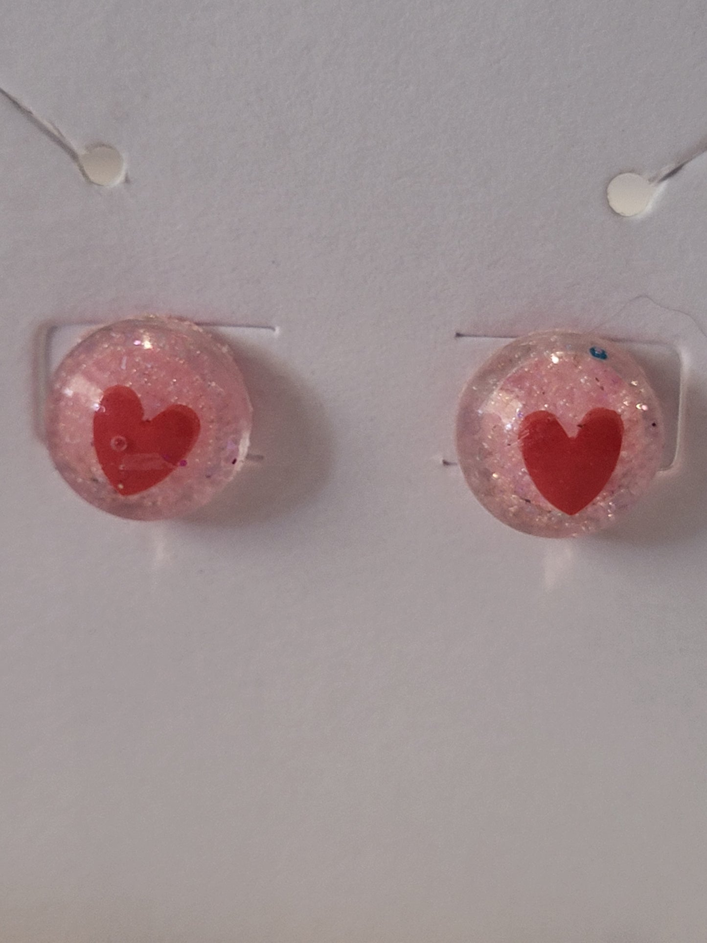 Valentine's day inspired studded earrings